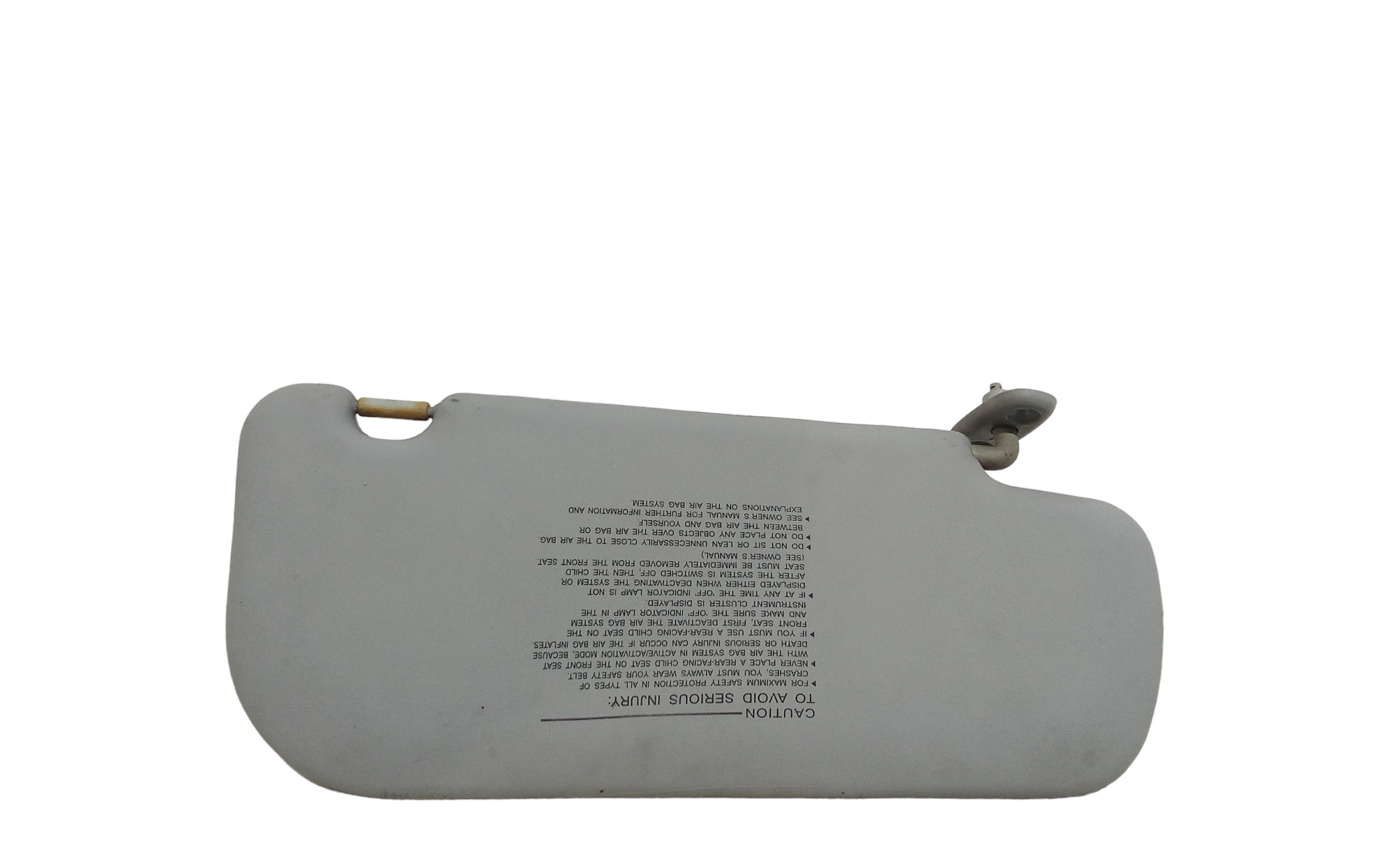 Parasole aletta anteriore Lato Guida per Kia Picanto 1 Serie (2004 - 2008)