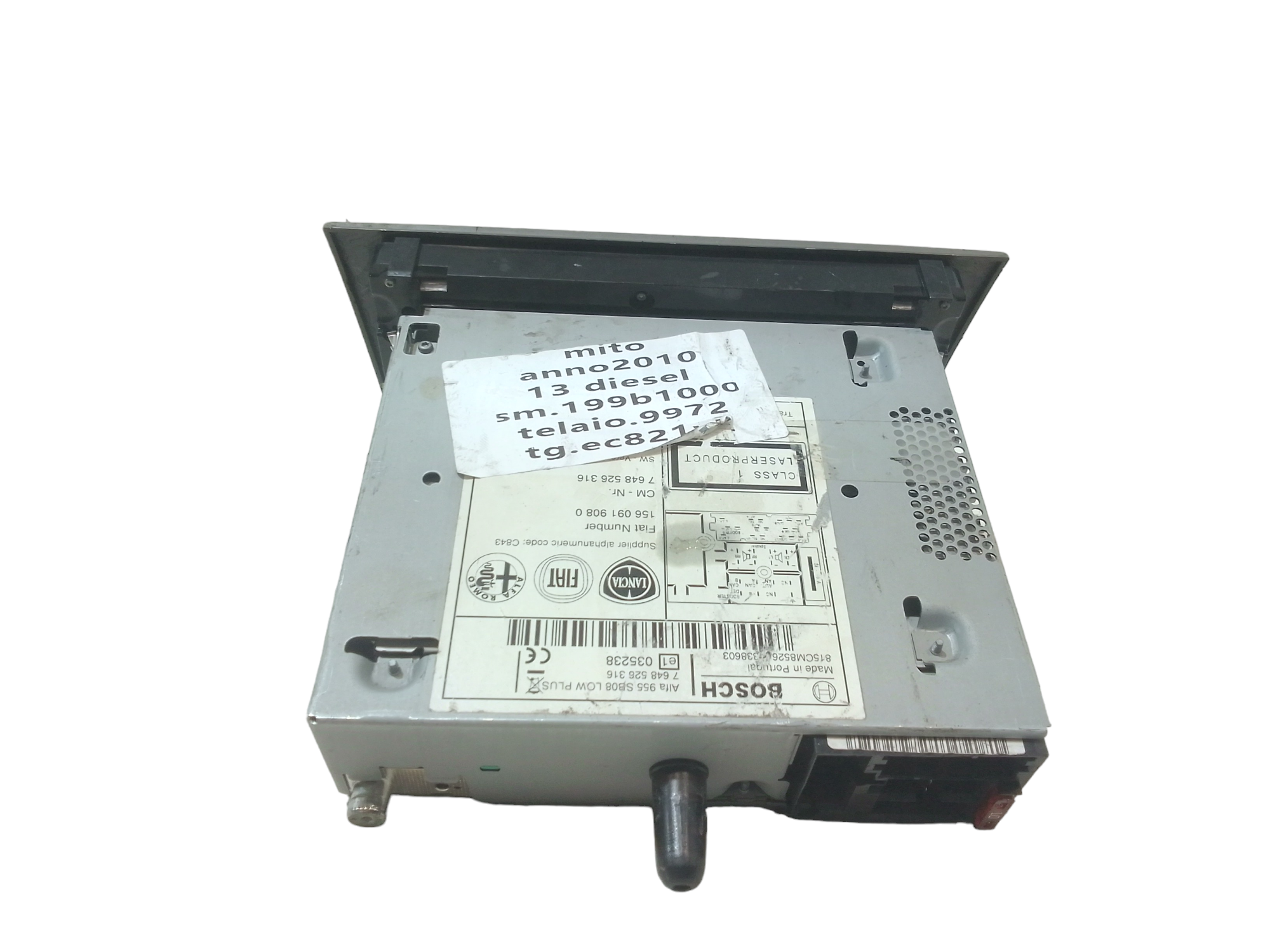 Autoradio per Alfa Romeo Mito Serie (955_) (08>) (2008 - In produzione)