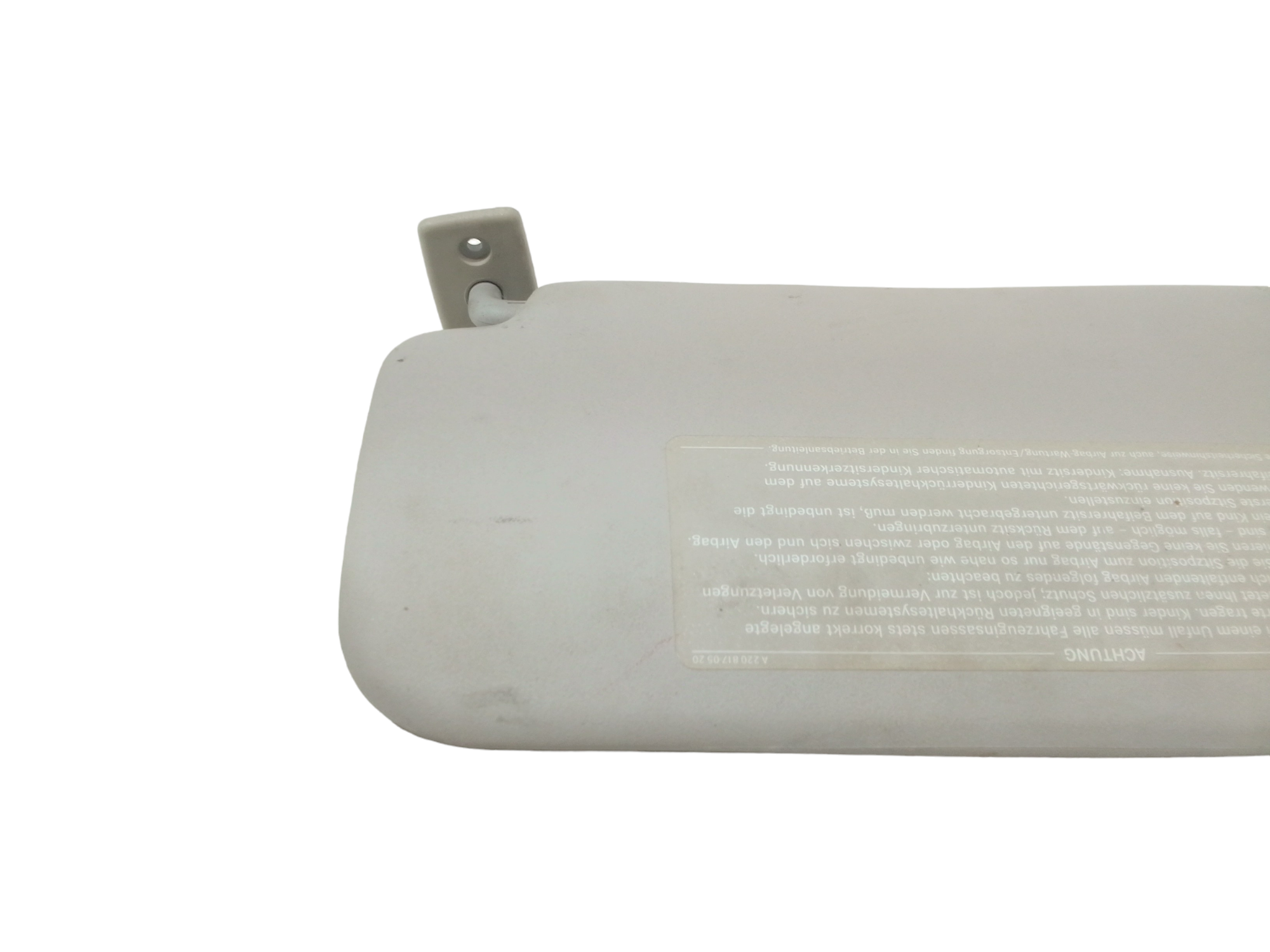 Parasole aletta Lato Passeggero per Mercedes Classe A W169 3 Serie (2004 - 2008)