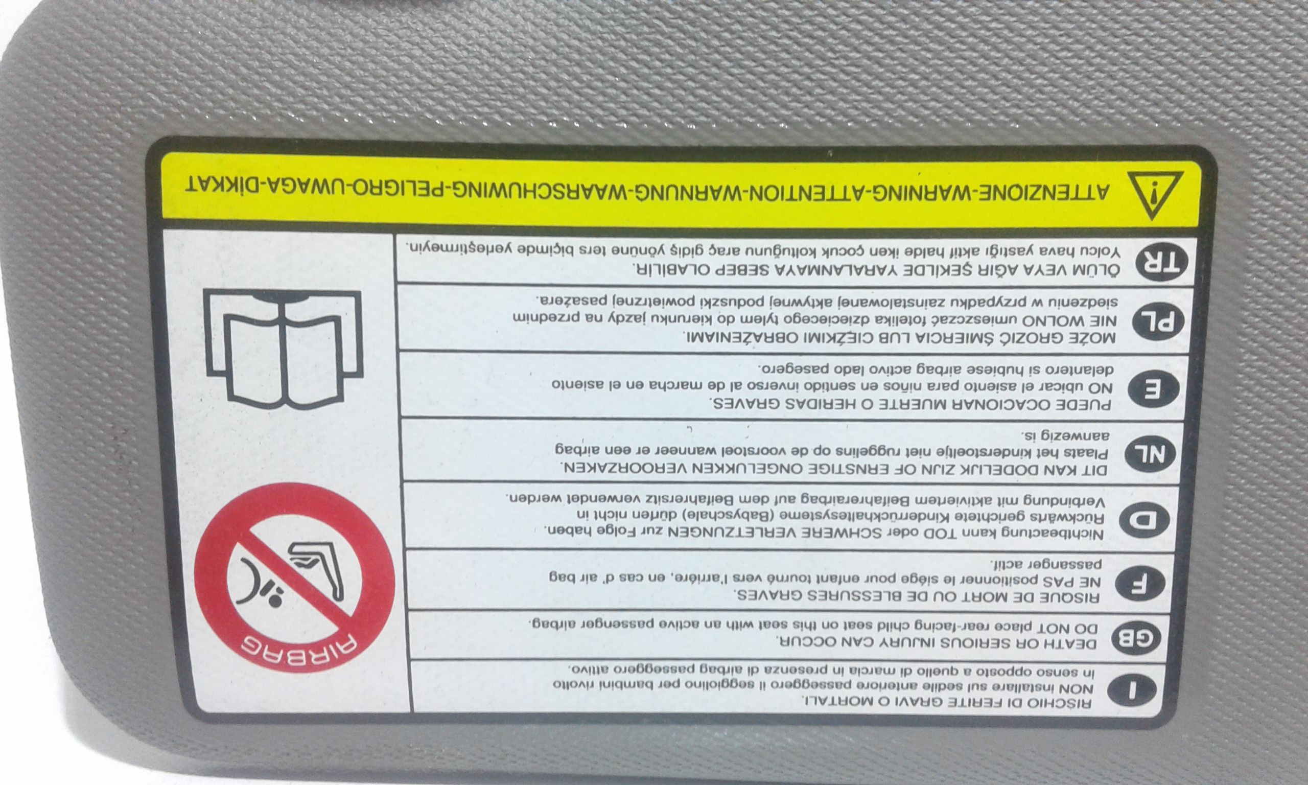 Parasole aletta Lato Passeggero LANCIA Ypsilon 4 Serie