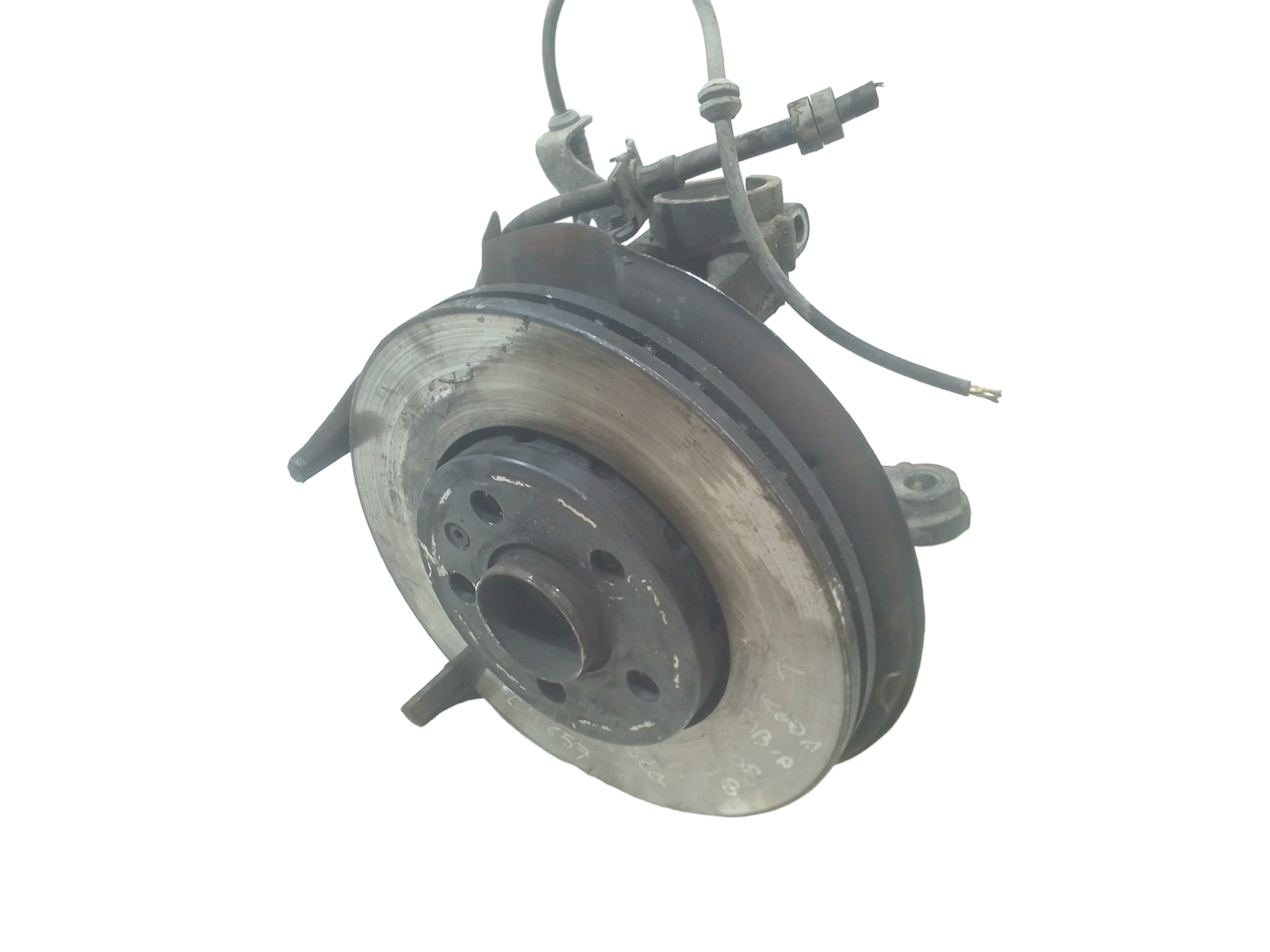 Mozzo ruota anteriore Sinistra guida per Skoda Fabia Berlina 2 Serie (2007 - 2014)