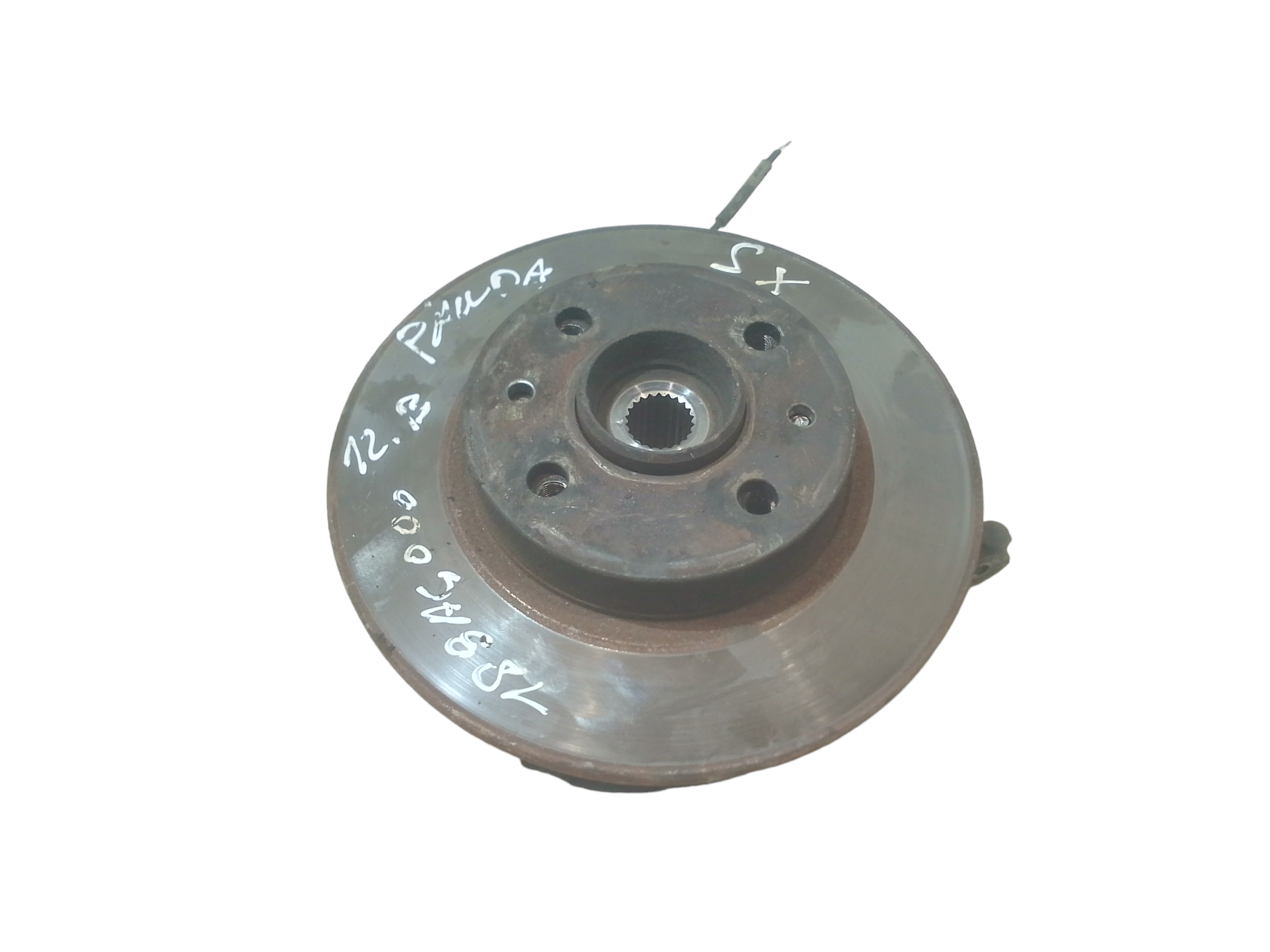 Mozzo ruota anteriore Sinistra guida per Fiat Panda 2 Serie (2003 - 2010)
