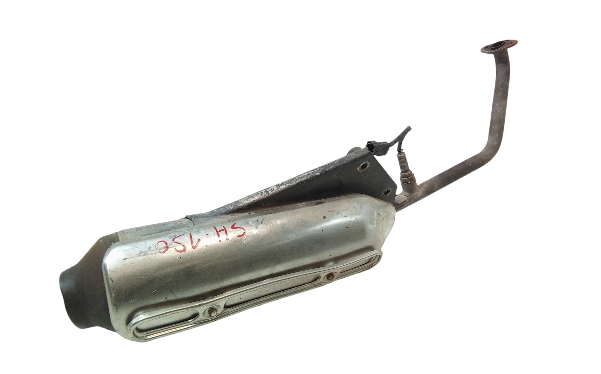 Marmitta completa di terminale scarico per Honda Sh 125cc I (05>08) (2005 - 2008)