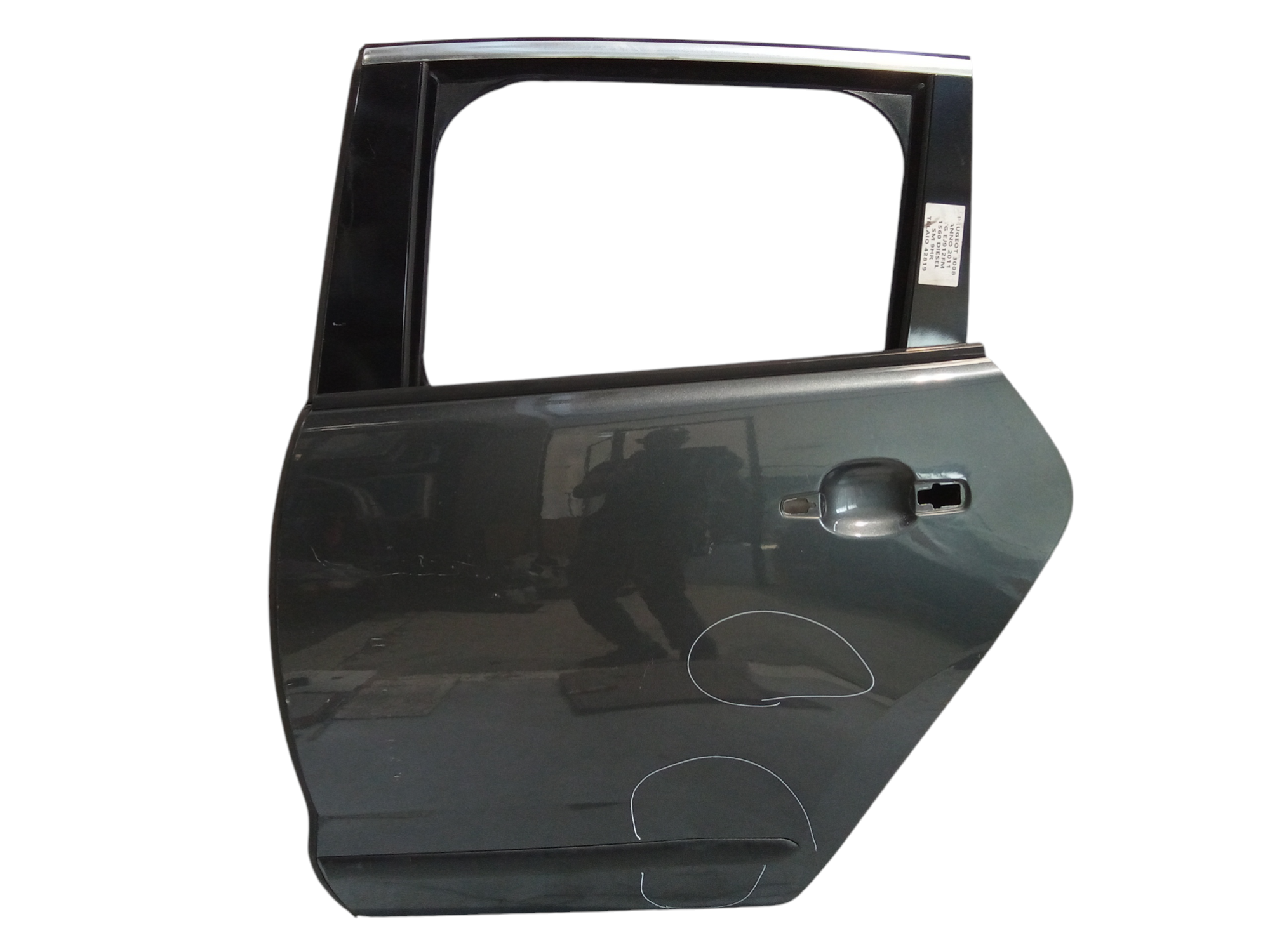 Portiera Posteriore Sinistra per Peugeot 3008 Serie (09>16) (2009 - 2016)