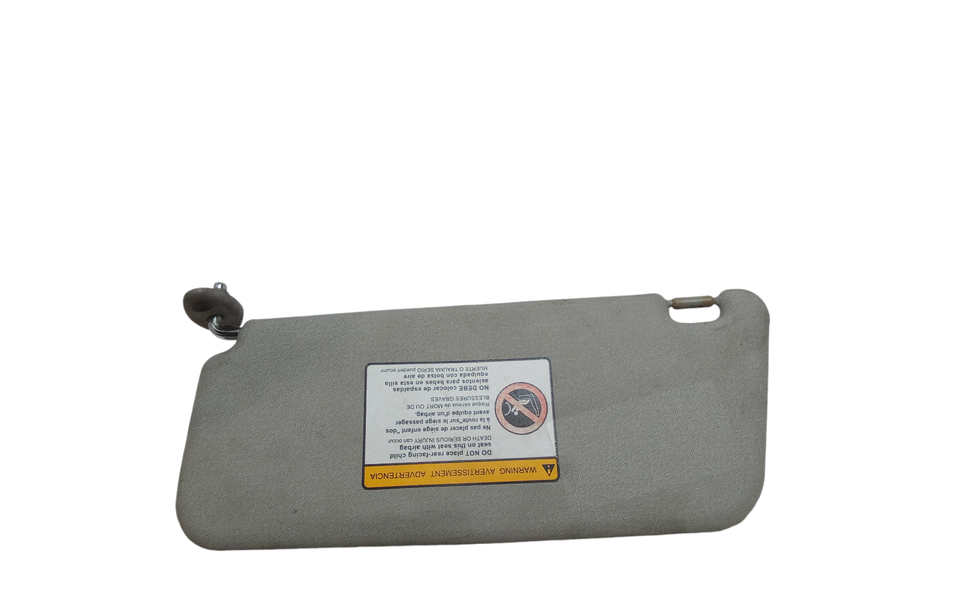 Parasole aletta Lato Passeggero per Chevrolet Matiz 4 Serie (2007 - 2010)