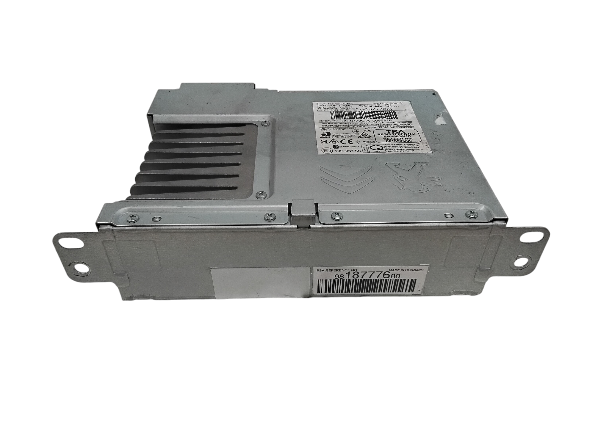 Autoradio per Peugeot Partner Serie (16>) (2016 - In produzione)