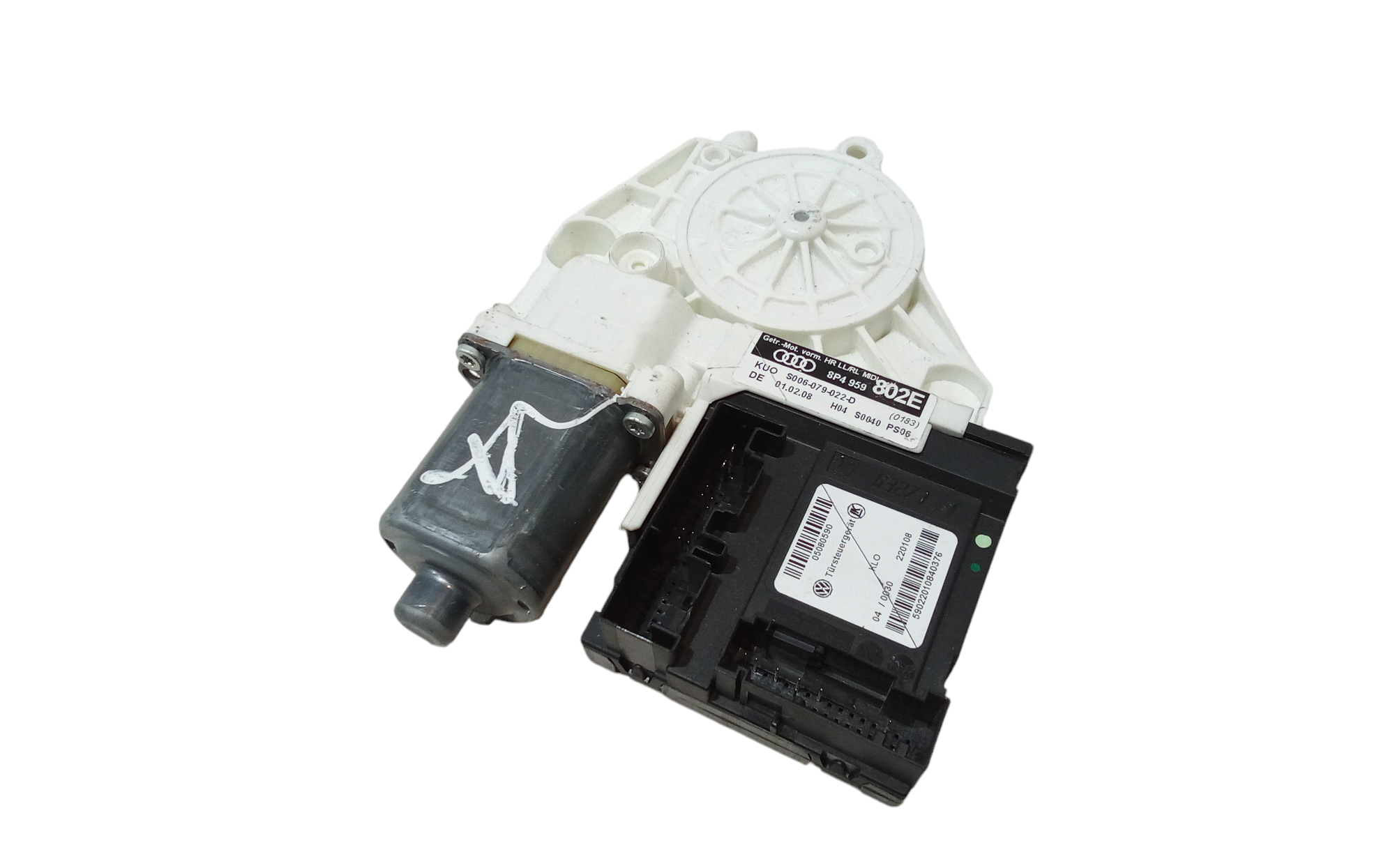 Motorino Alzavetro posteriore destra per Audi A3 Serie (8p1) (08>12) (2008 - 2012)