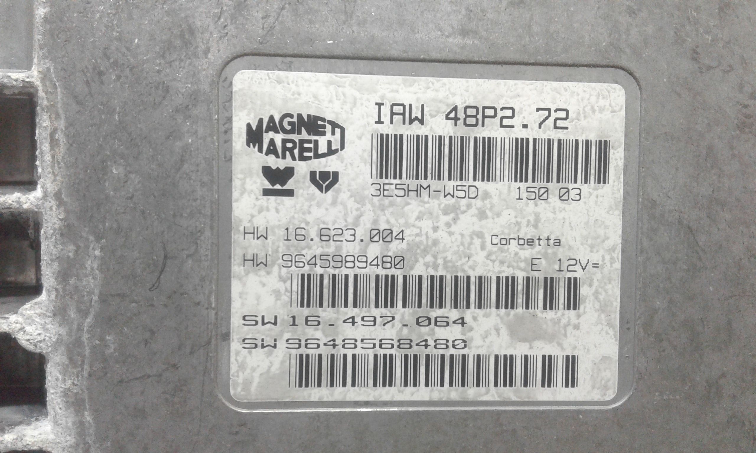 Centralina motore CITROEN C3 1 Serie