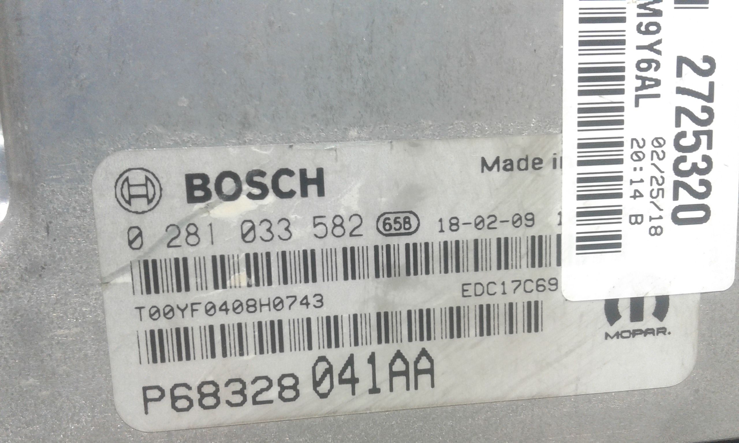 Centralina motore JEEP Compass 2 Serie