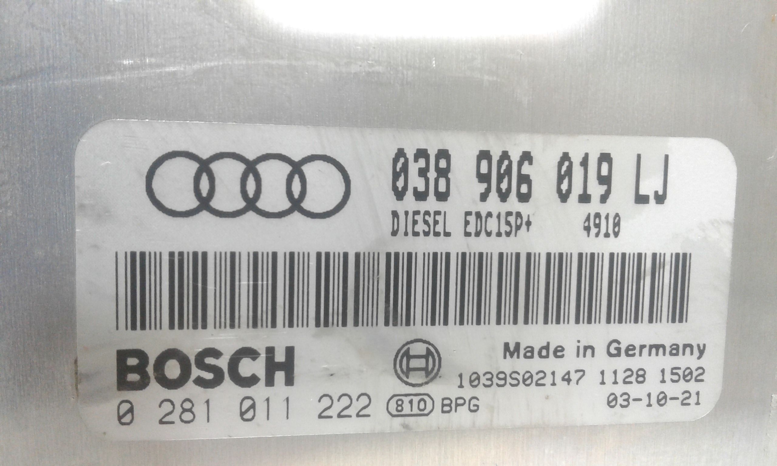 Centralina motore AUDI A4 Allroad 2 Serie