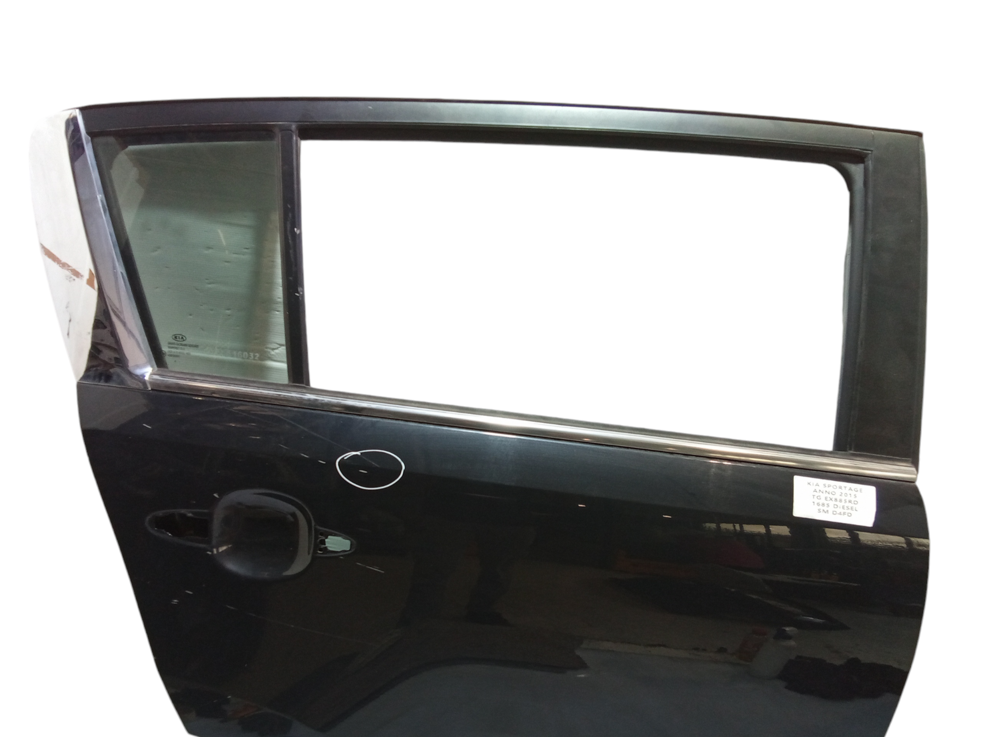 Portiera Posteriore Destra per Kia Sportage Serie (10>16) (2010 - 2016)