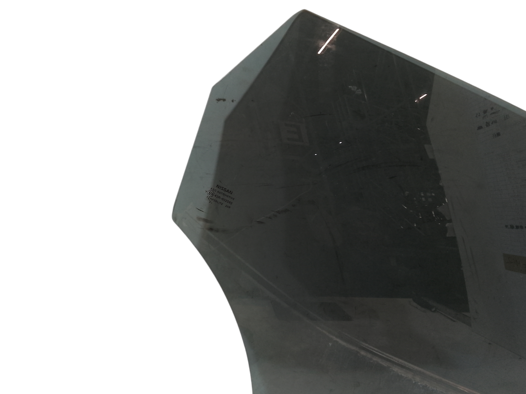 Vetro scendente posteriore destro per Nissan Qashqai Serie (2014 - 2021)