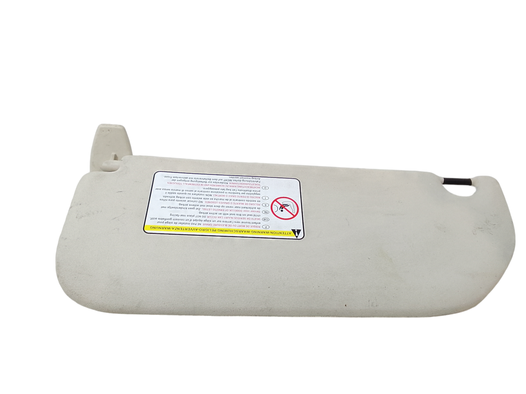 Parasole aletta Lato Passeggero per Citroen C4 1 Serie (2008 - 2010)