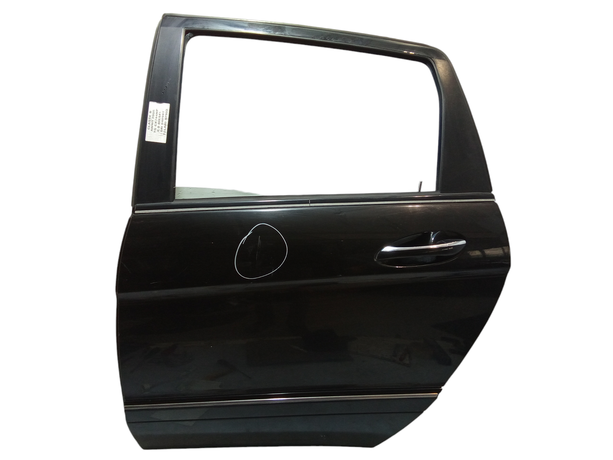 Portiera Posteriore Sinistra per Mercedes Classe B W245 1 Serie (2005 - 2011)