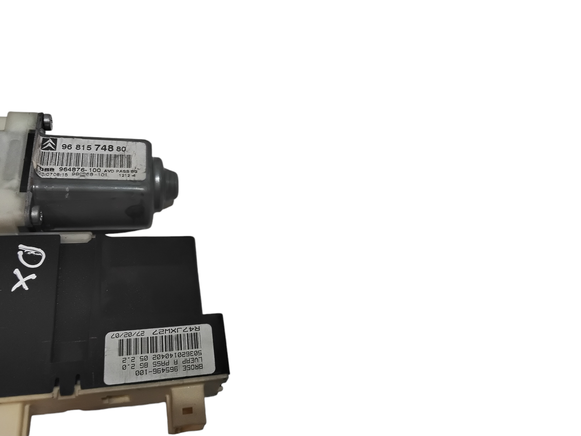 Motorino Alzavetro anteriore destra per Citroen C4 Berlina (2004 - 2008)