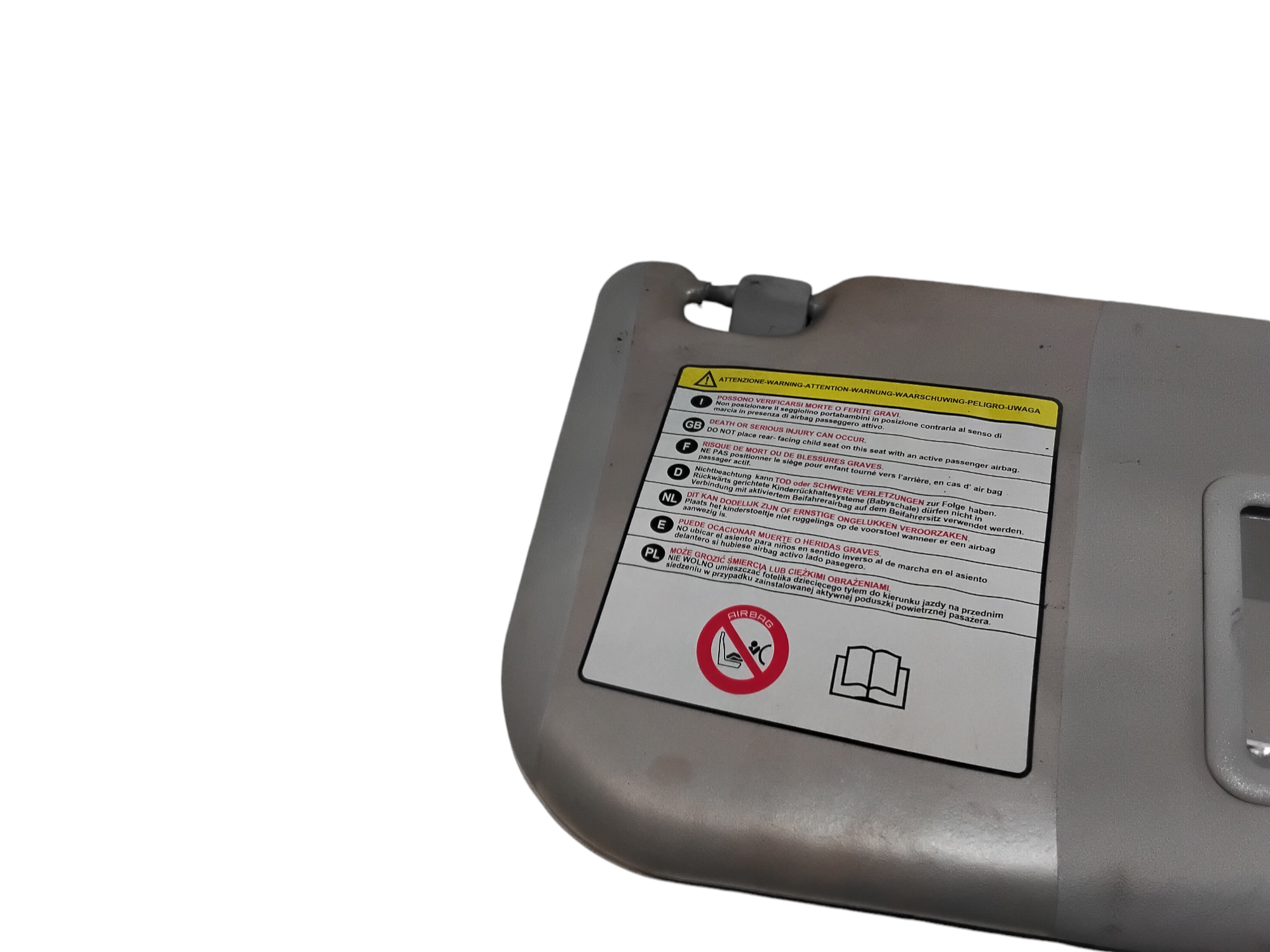 Parasole aletta Lato Passeggero per Fiat Punto Evo (2009 - 2012)