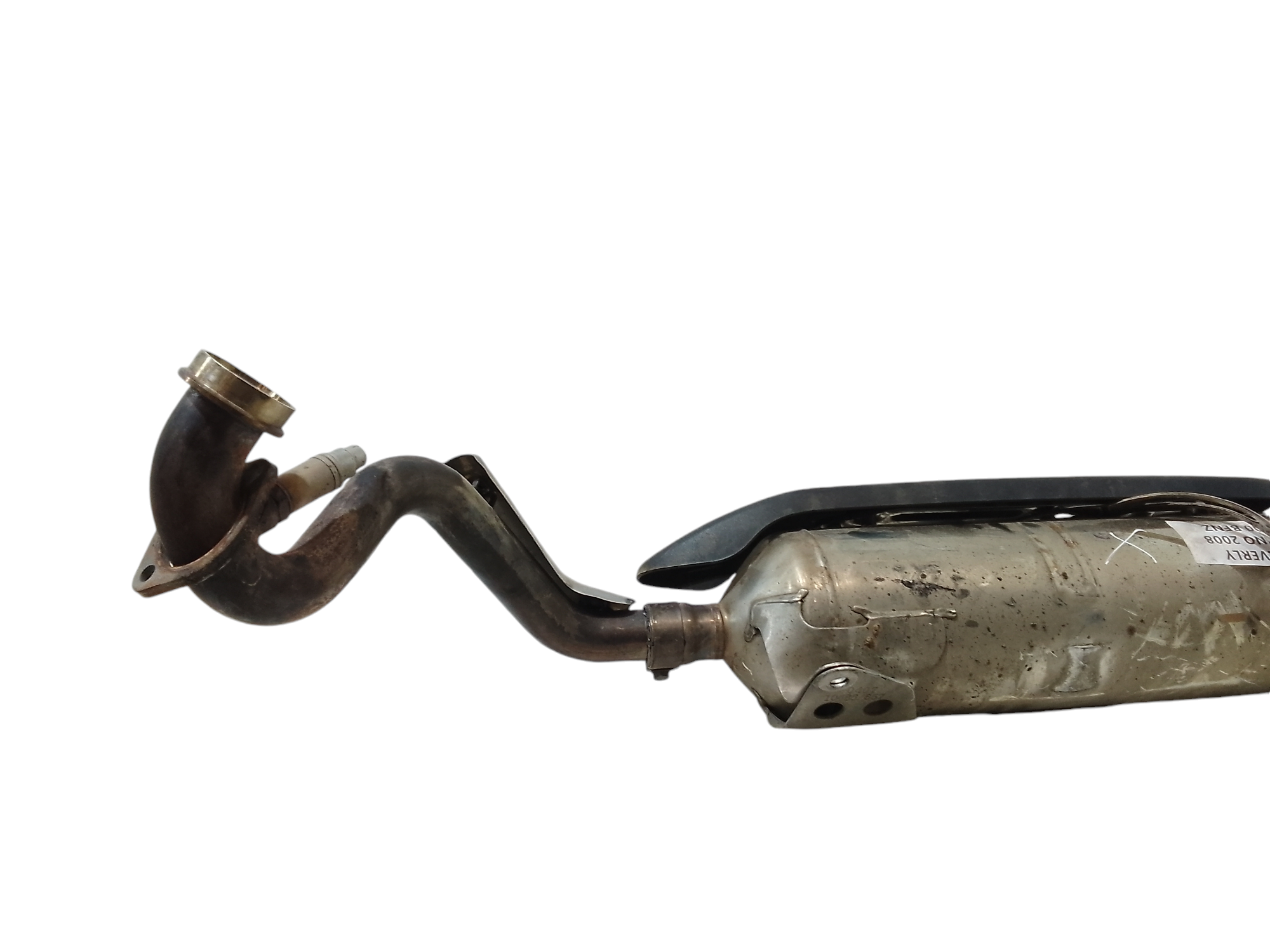 Marmitta completa di terminale scarico per Piaggio Beverly 400cc (2006 - 2010)