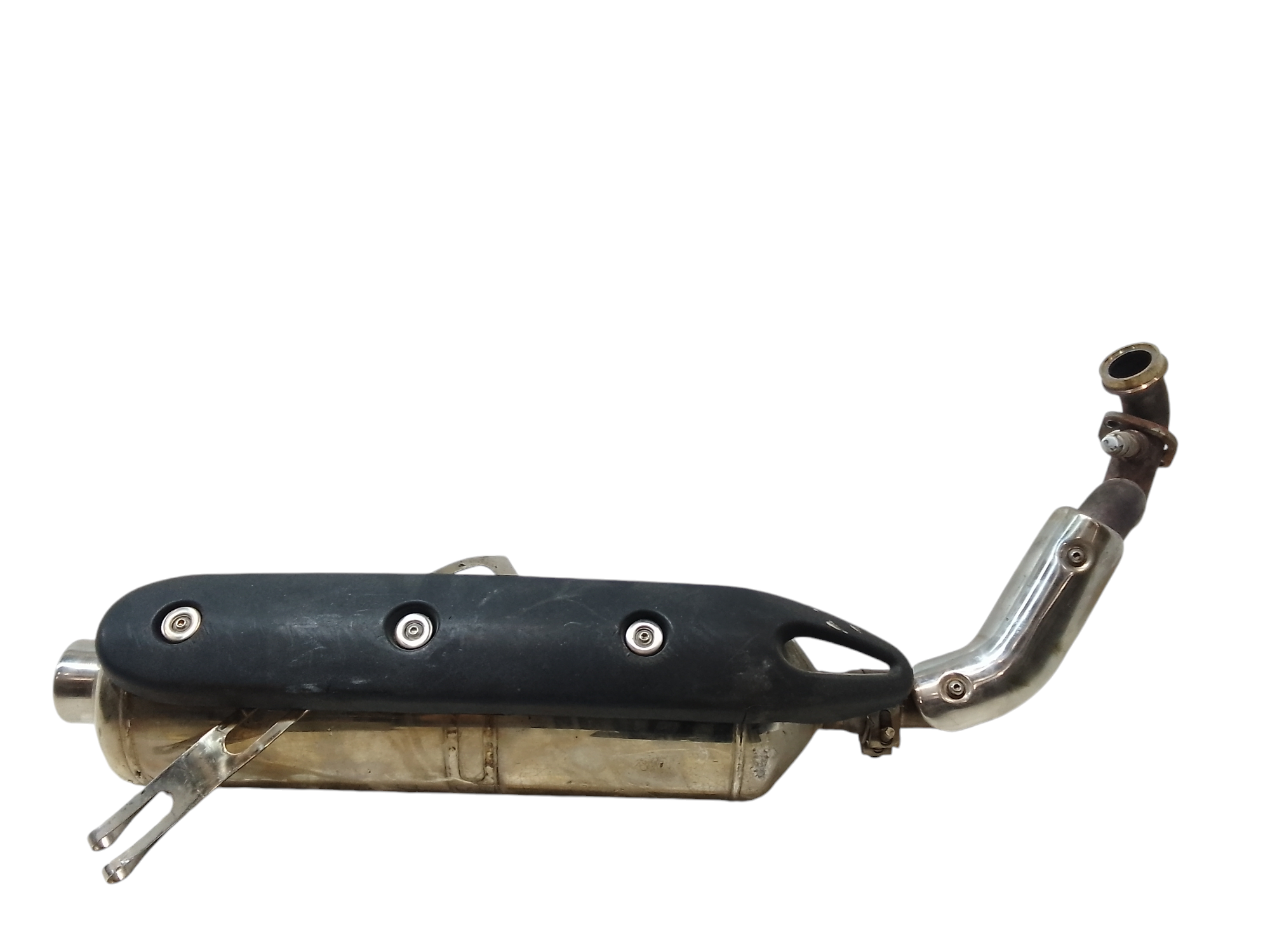 Marmitta completa di terminale scarico per Piaggio Beverly 400cc (2006 - 2010)