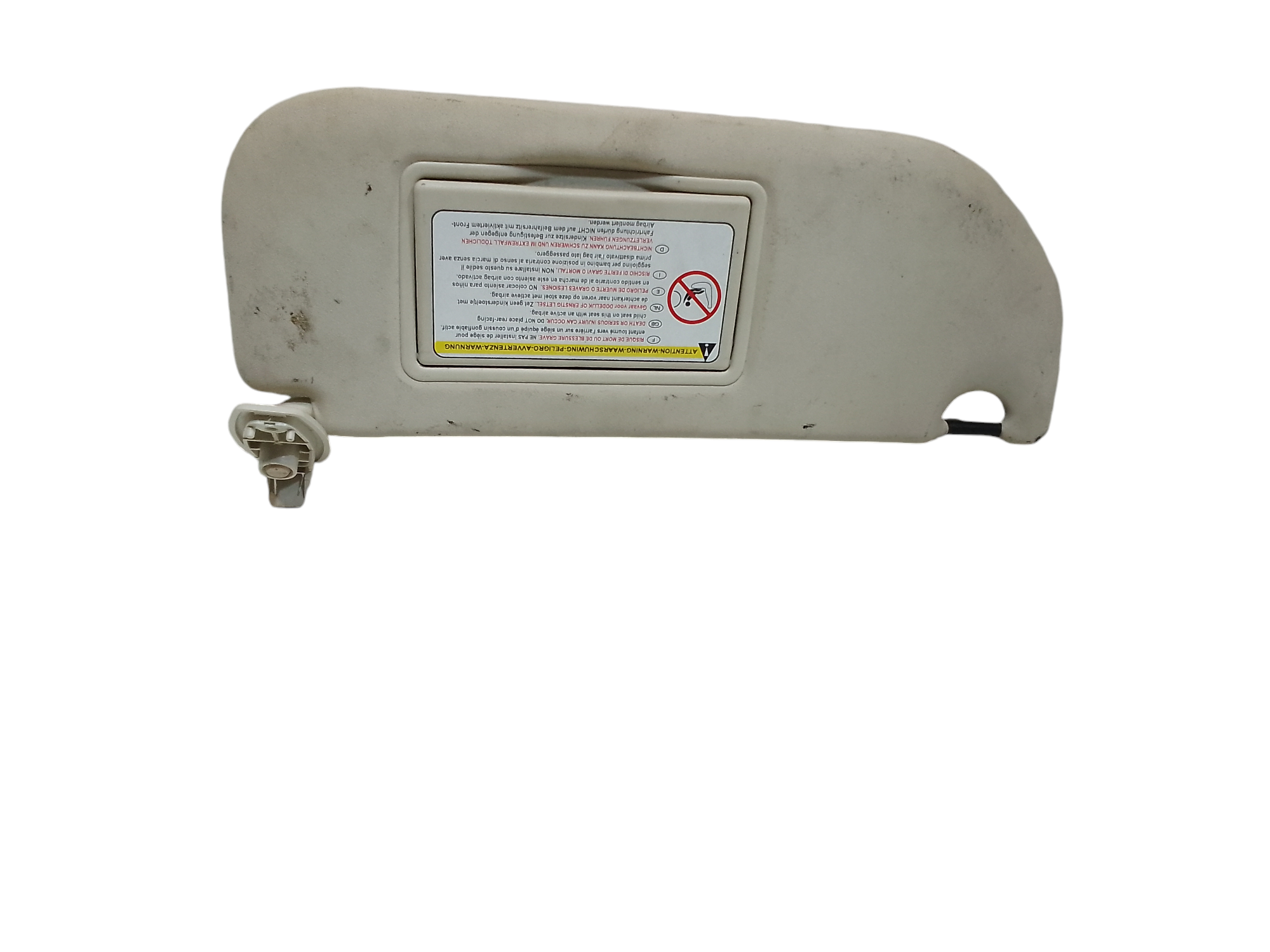 Parasole aletta Lato Passeggero per Citroen C4 Berlina (2004 - 2008)