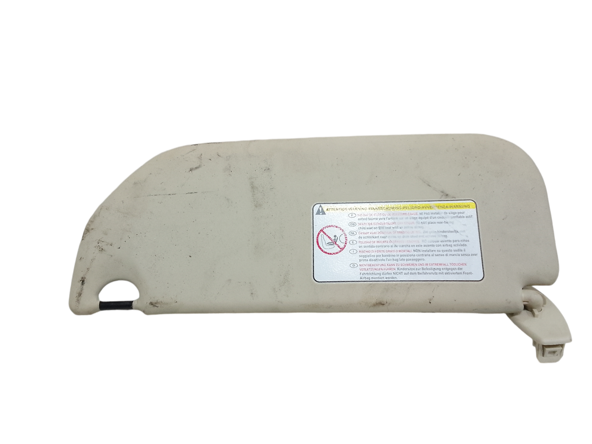 Parasole aletta Lato Passeggero per Citroen C4 Berlina (2004 - 2008)