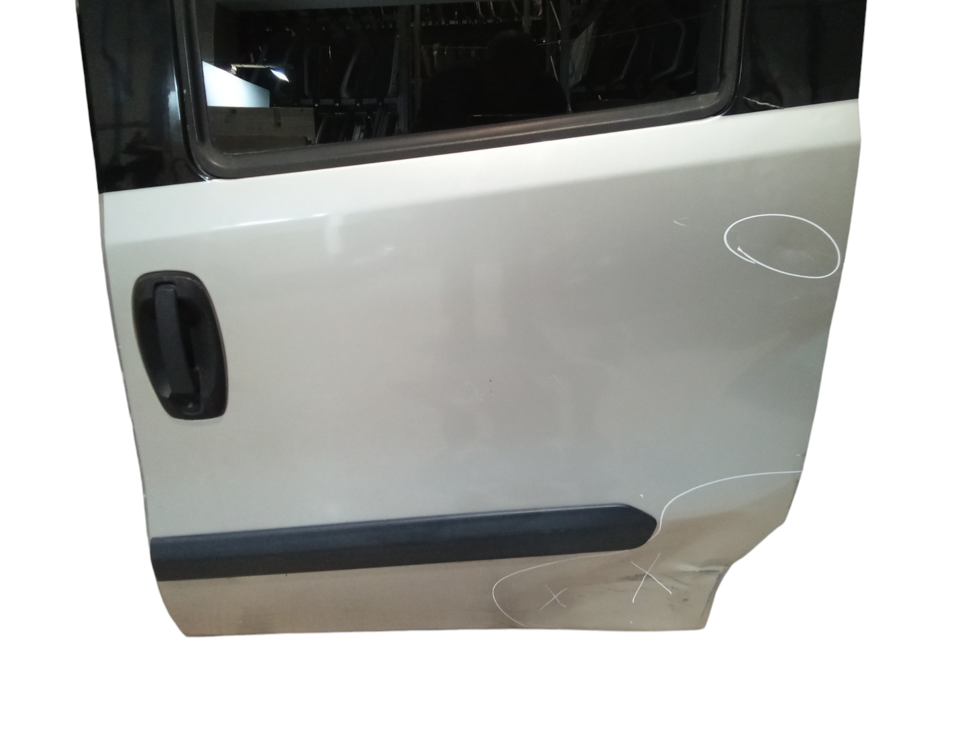 Porta scorrevole laterale vetrata SX per Fiat Dobl Serie (09>) (2009 - In produzione)
