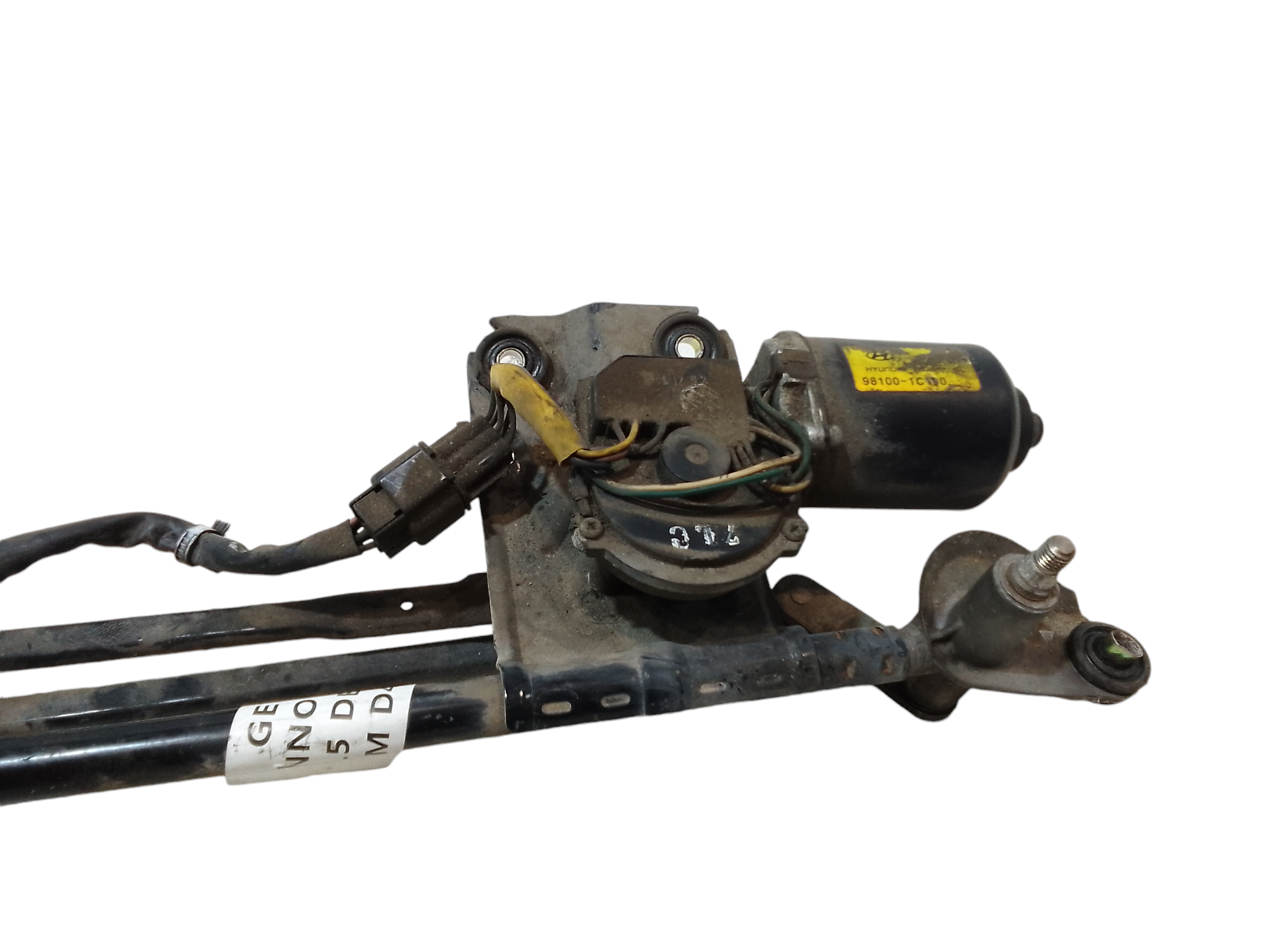 Motorino tergi ant completo di tandem per Hyundai Getz 2 Serie (2005 - 2008)