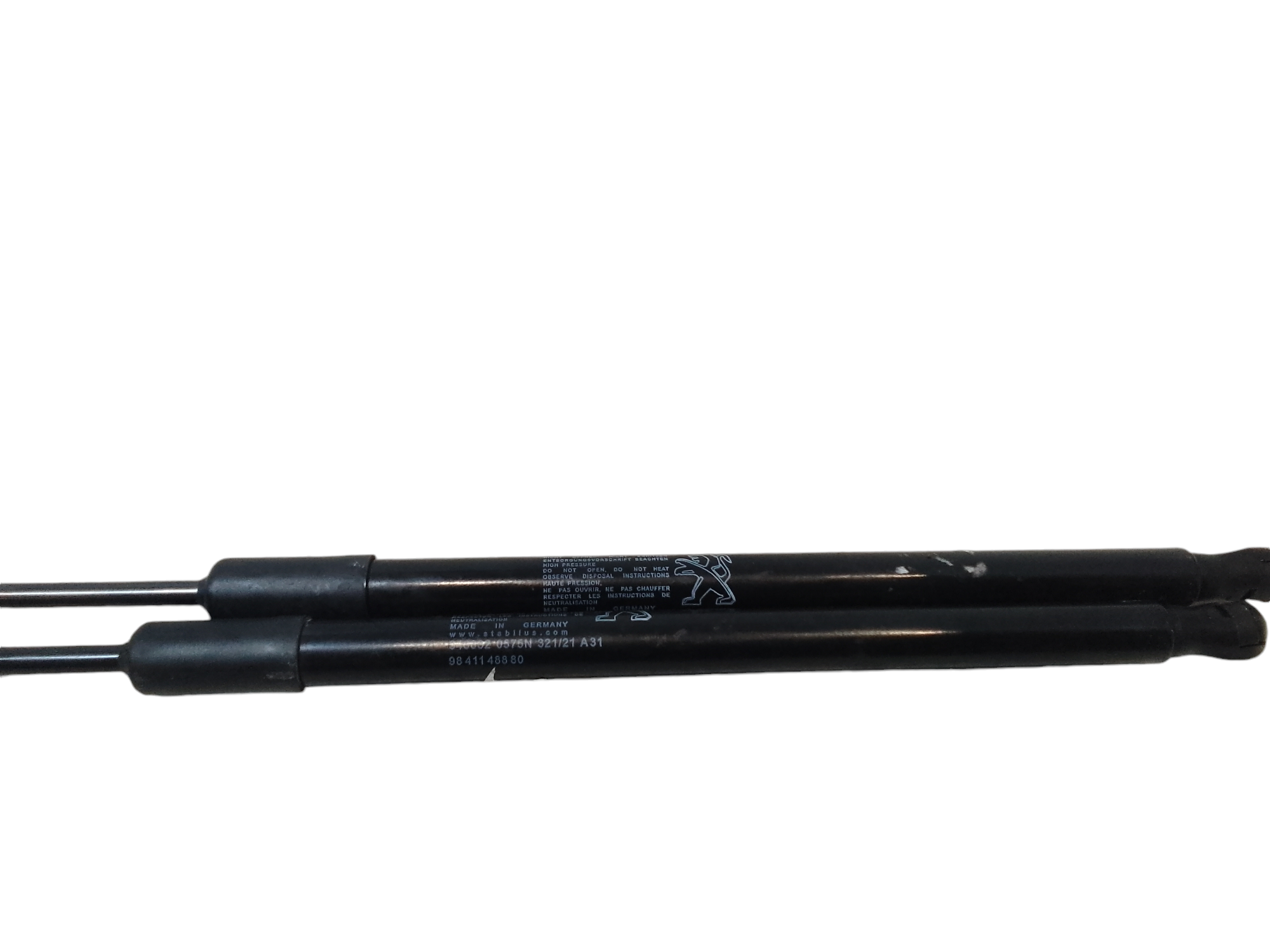 Pistoncini cofano Post. per Peugeot 3008 Serie (16>) (2016 - In produzione)