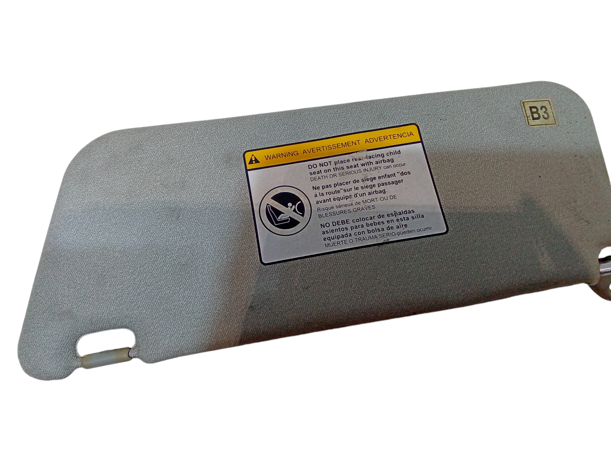 Parasole aletta Lato Passeggero per Chevrolet Matiz 3 Serie (2005 - 2007)