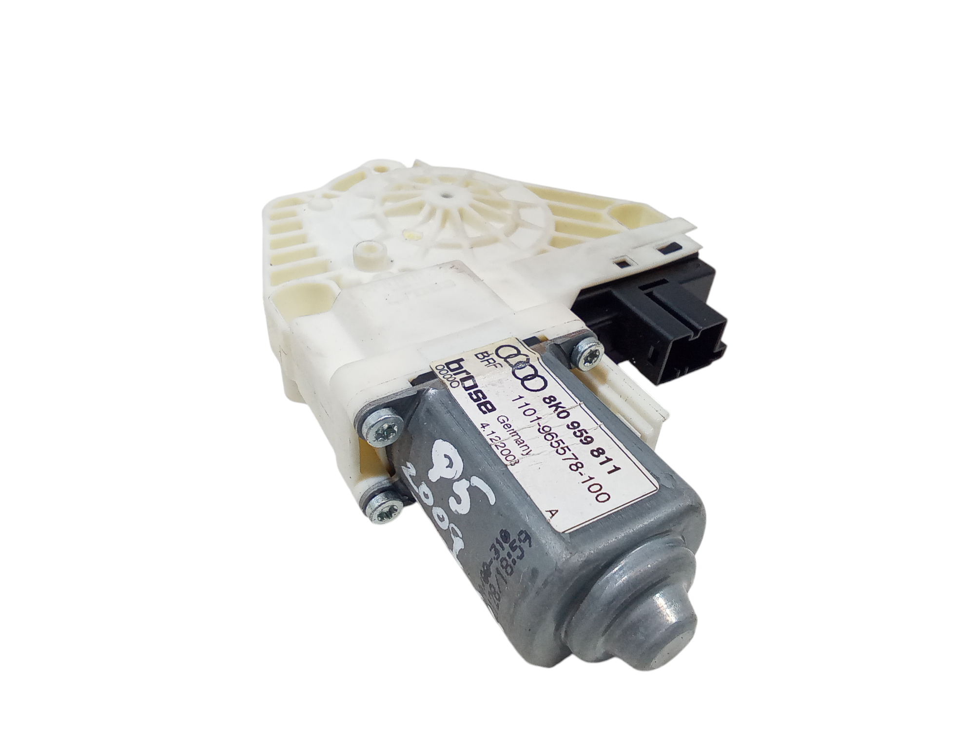 Motorino Alzavetro posteriore Sinistro per Audi Q5 Serie (8rb) (08>12) (2008 - 2012)