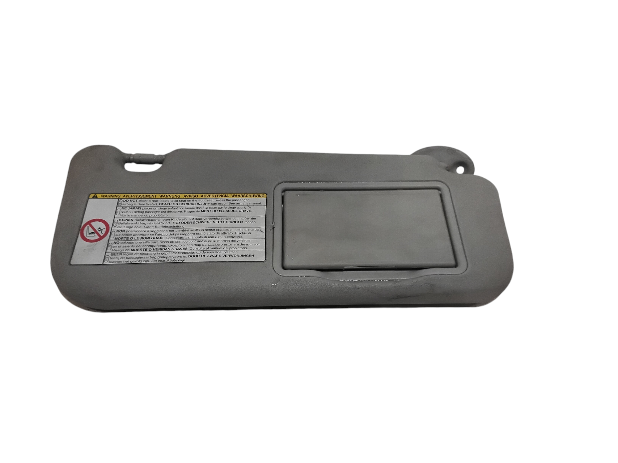 Parasole aletta Lato Passeggero per Toyota Yaris Serie (11>13) (2011 - 2013)