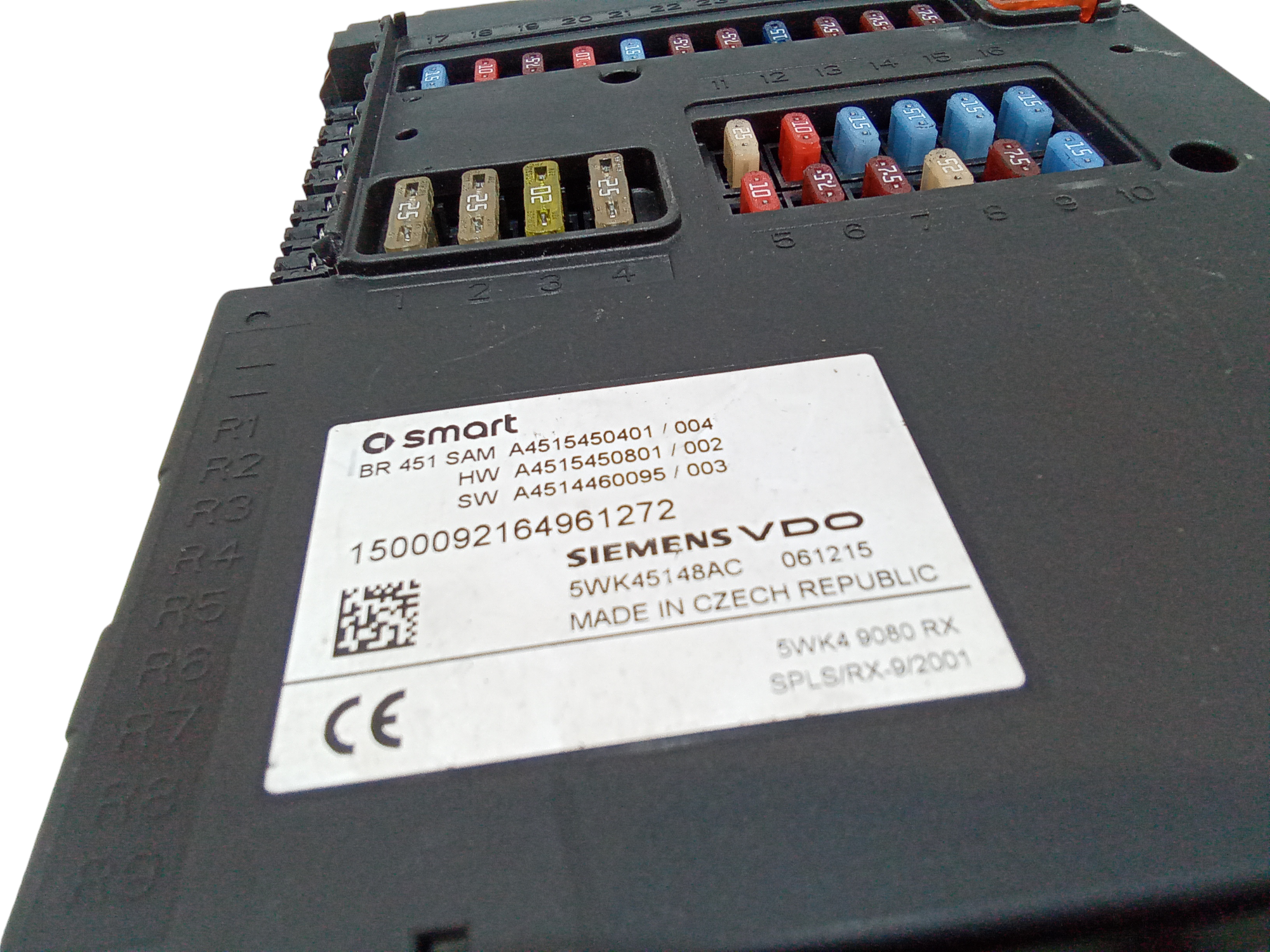 Centralina SAM per Smart Fortwo Coup 3 Serie (w 451) (2007 - 2015)