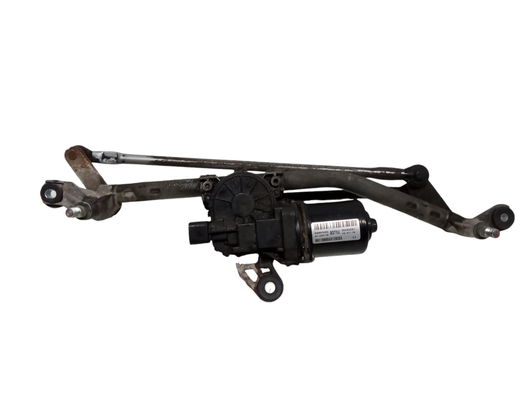 Motorino tergi ant completo di tandem per Chevrolet Spark 1 Serie (2009 - 2012)