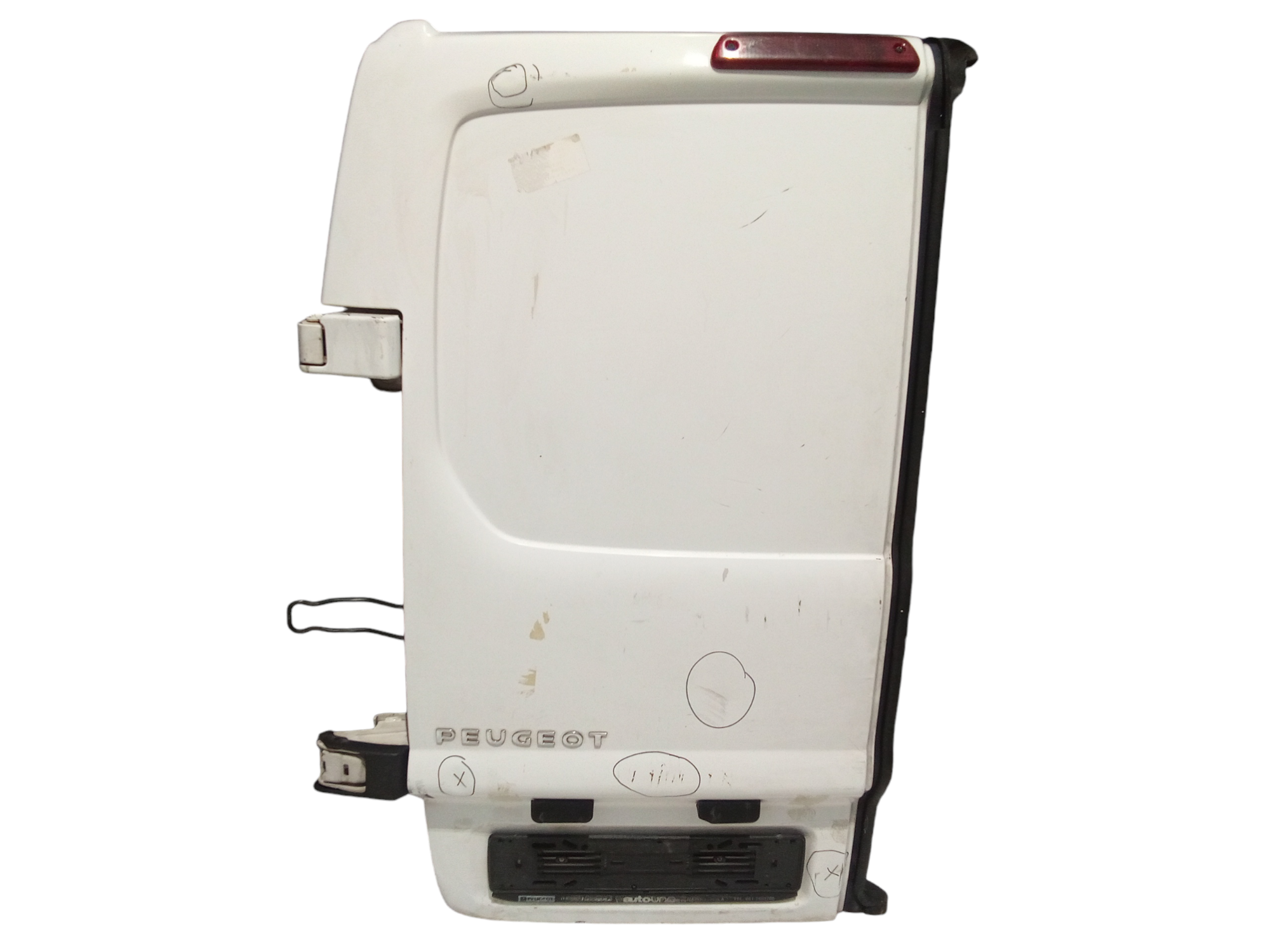 Porta carico posteriore a battente SX lato guida vetrata per Peugeot Expert 3 Serie (2007 - In produzione)