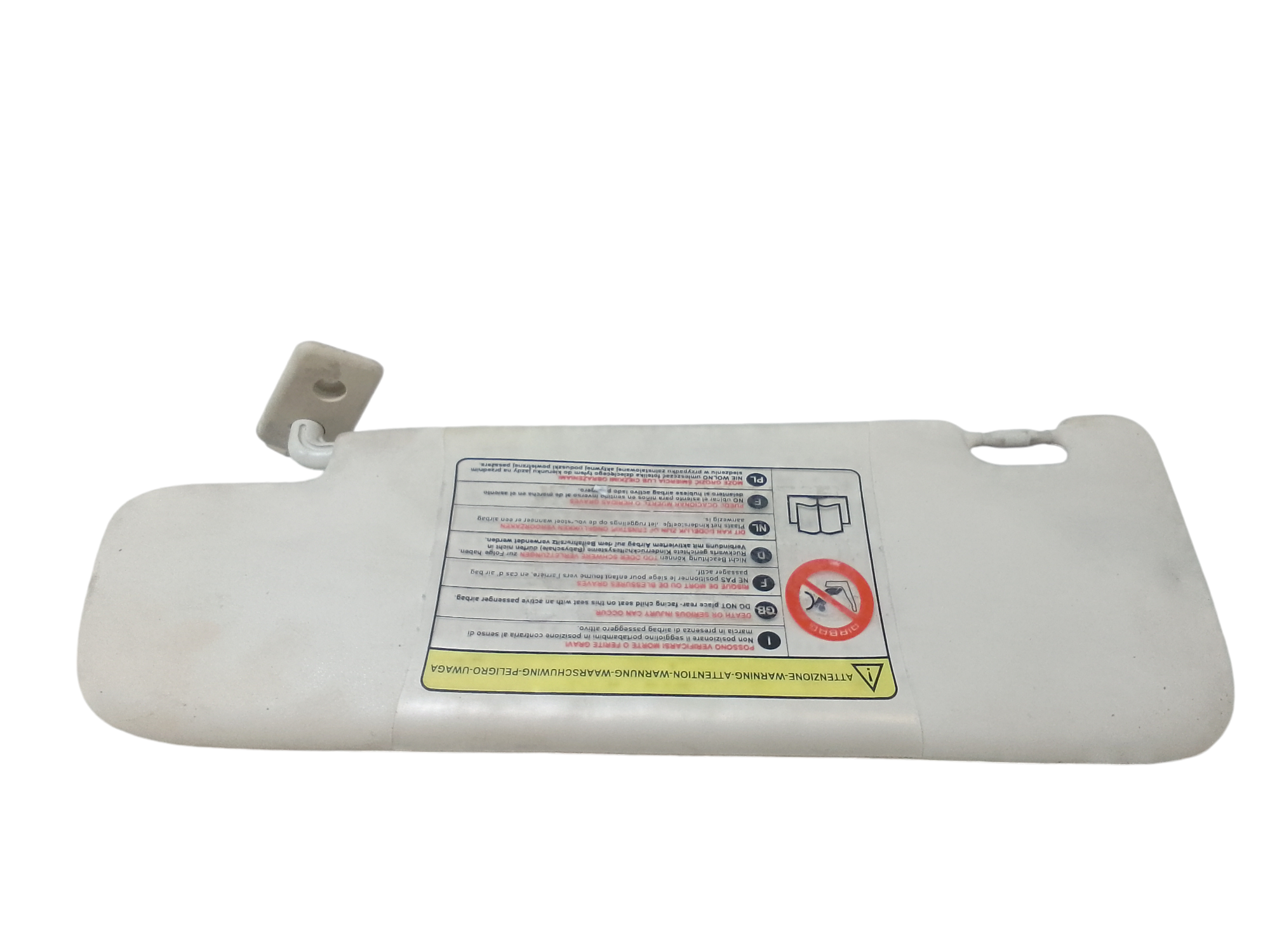 Parasole aletta Lato Passeggero per Fiat 500 Serie (07>14) (2007 - 2014)