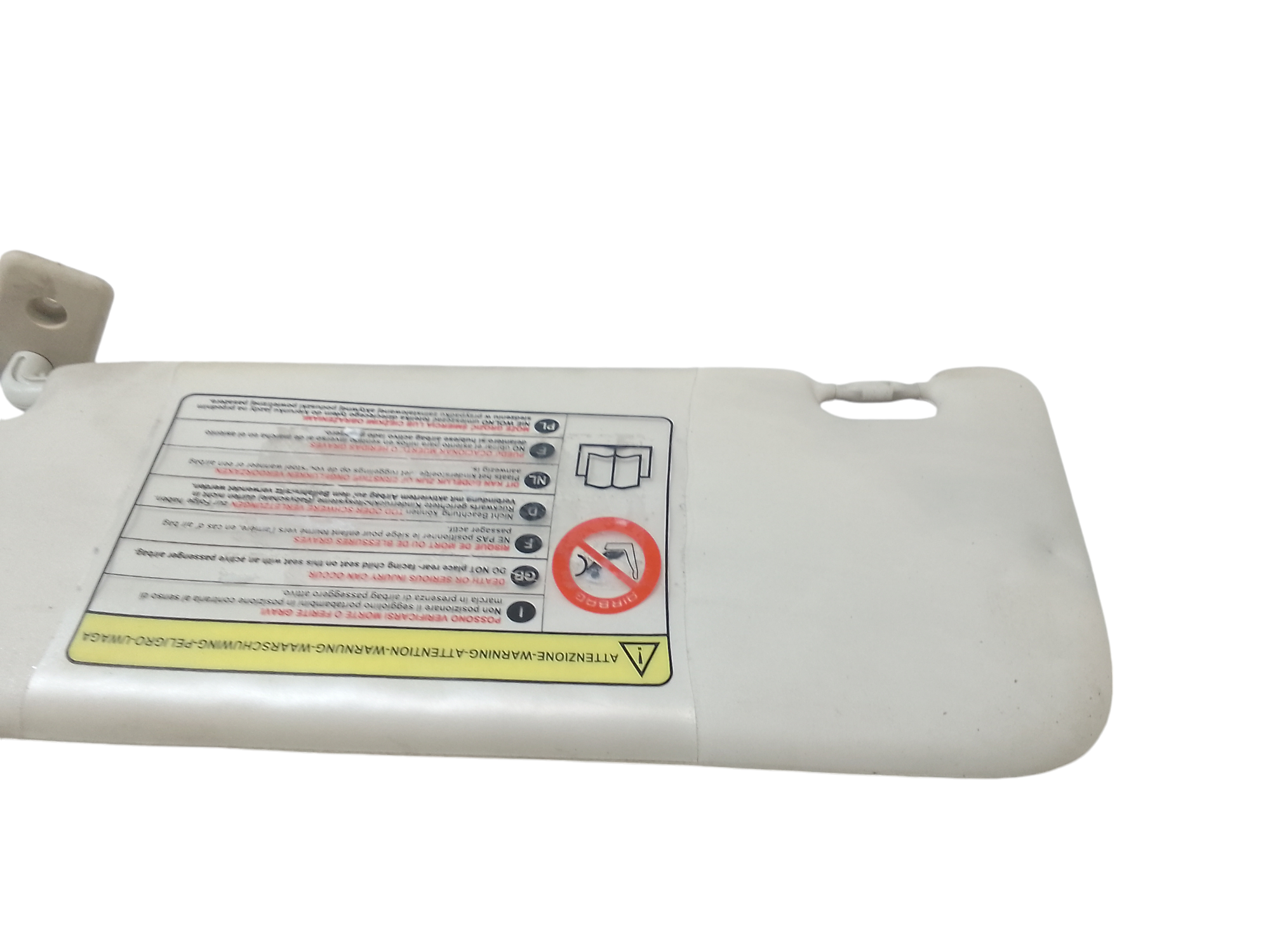 Parasole aletta Lato Passeggero per Fiat 500 Serie (07>14) (2007 - 2014)