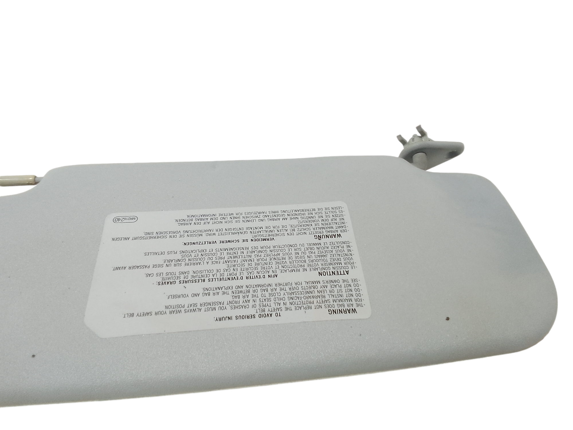 Parasole aletta anteriore Lato Guida per Mitsubishi Space Runner (1999 - 2002)