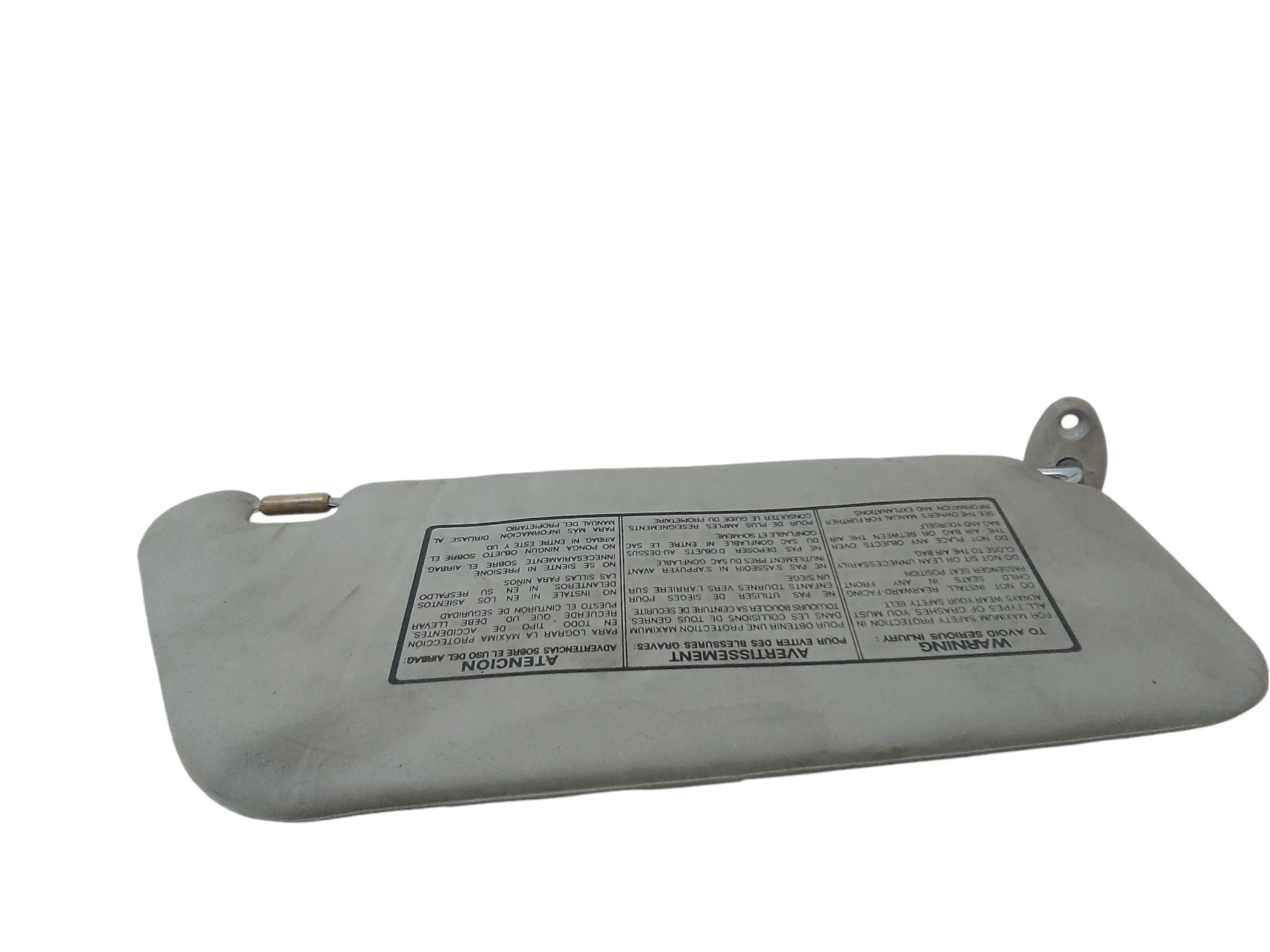 Parasole aletta anteriore Lato Guida per Chevrolet Matiz 3 Serie (2005 - 2007)