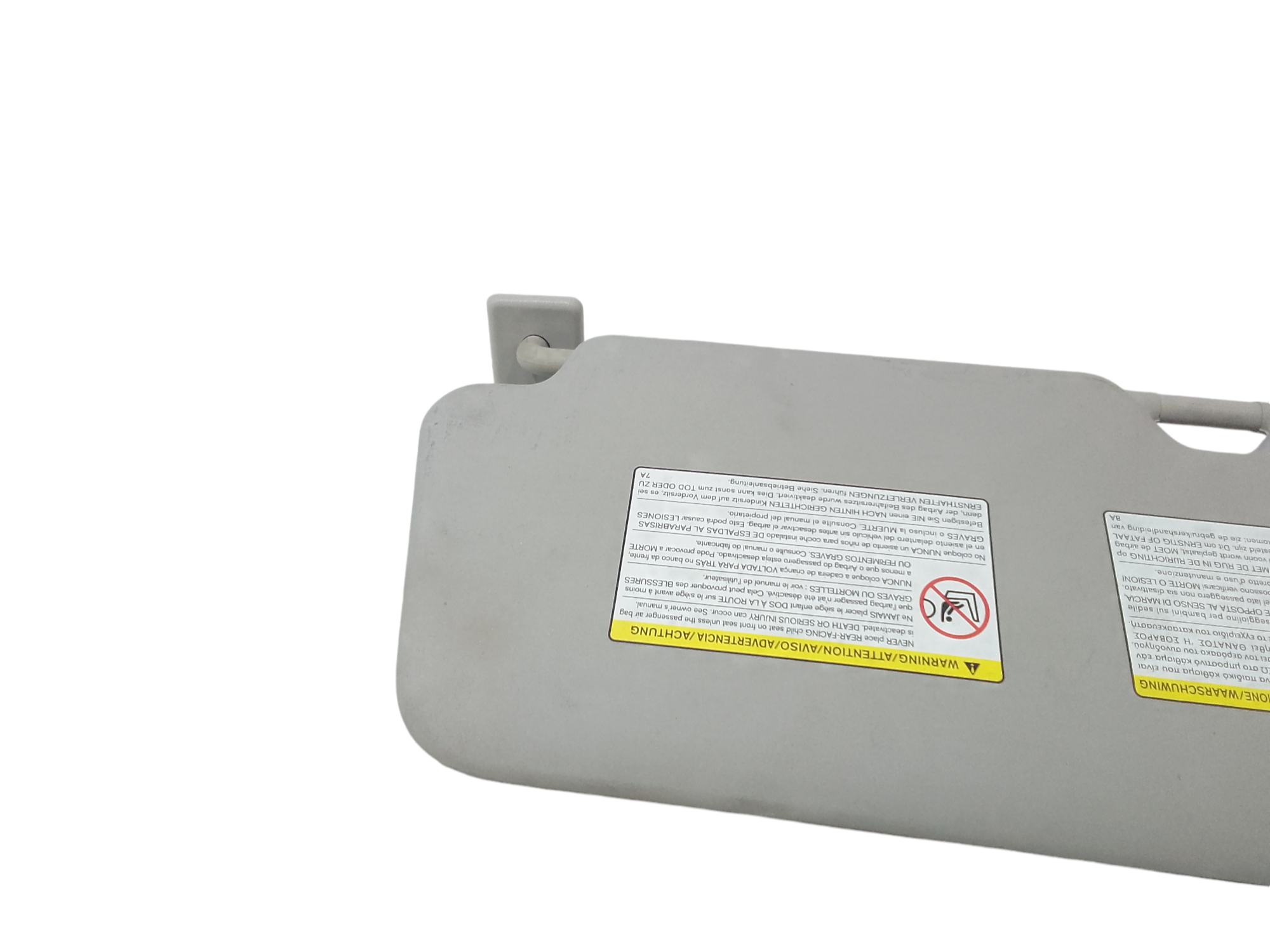 Parasole aletta Lato Passeggero per Nissan Micra 7 Serie (2010 - 2016)