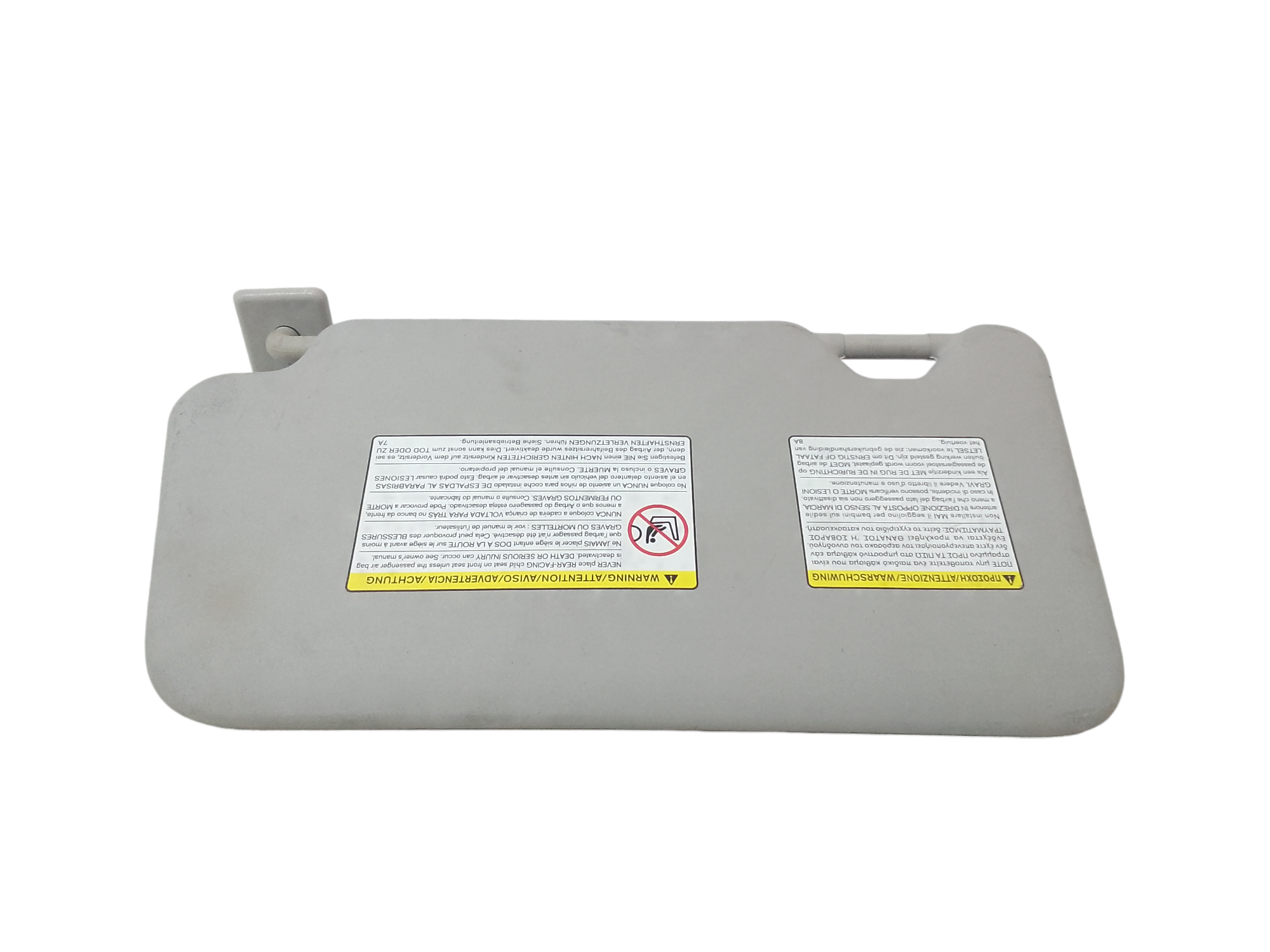 Parasole aletta Lato Passeggero per Nissan Micra 7 Serie (2010 - 2016)