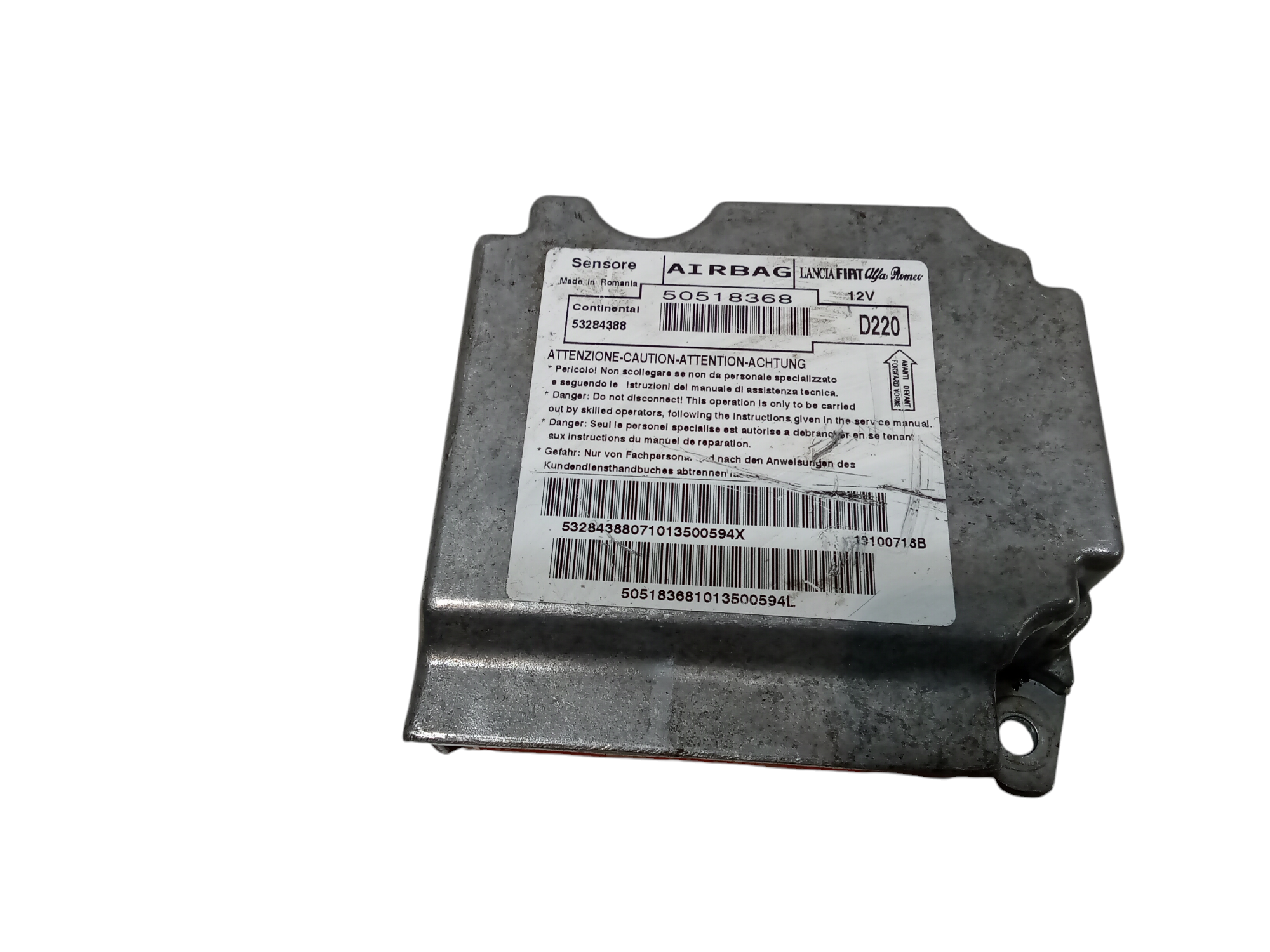 Centralina Airbag per Alfa Romeo Mito Serie (955_) (08>) (2008 - In produzione)