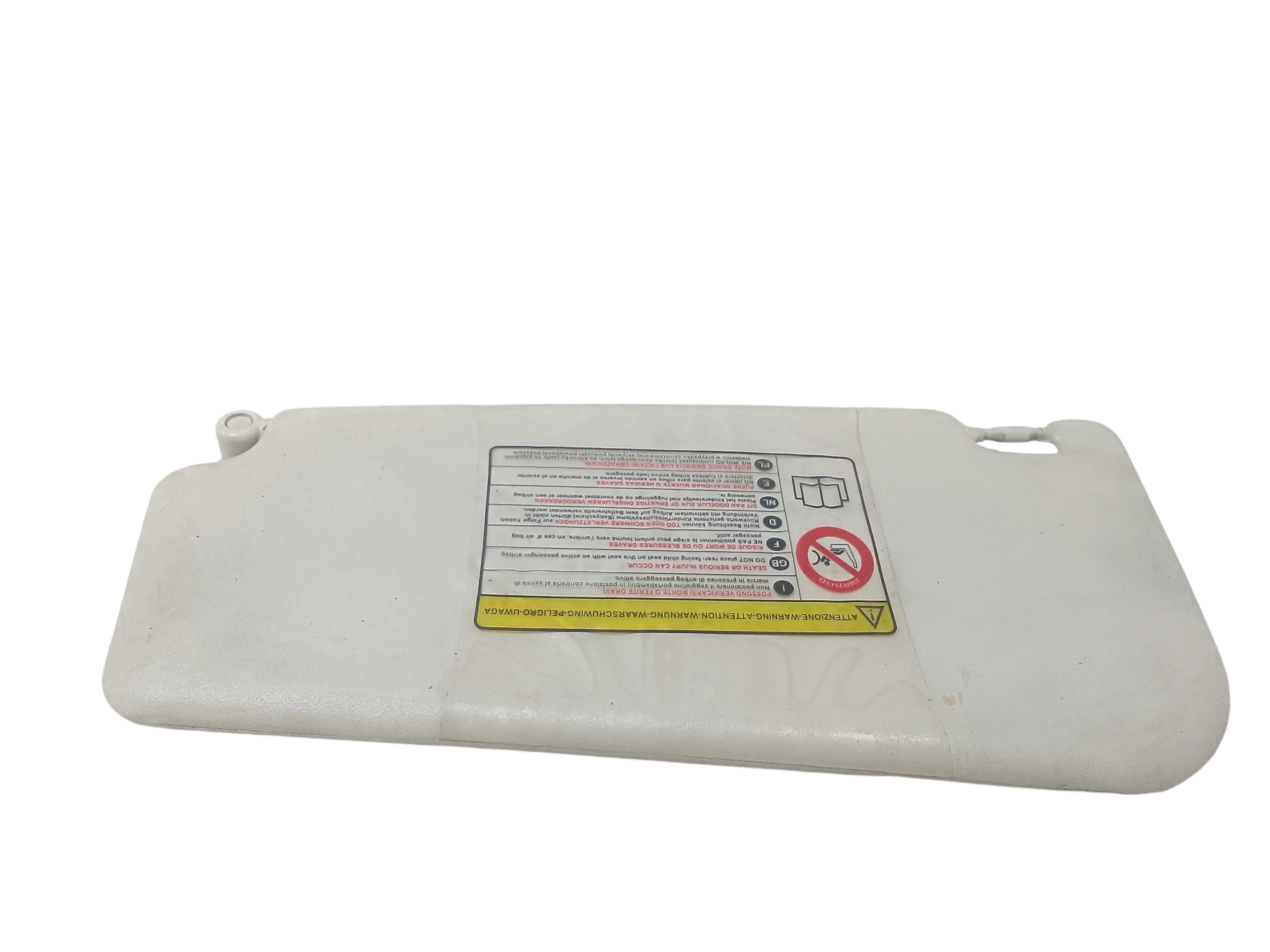 Parasole aletta Lato Passeggero per Fiat Grande Punto 1 Serie (2005 - 2008)