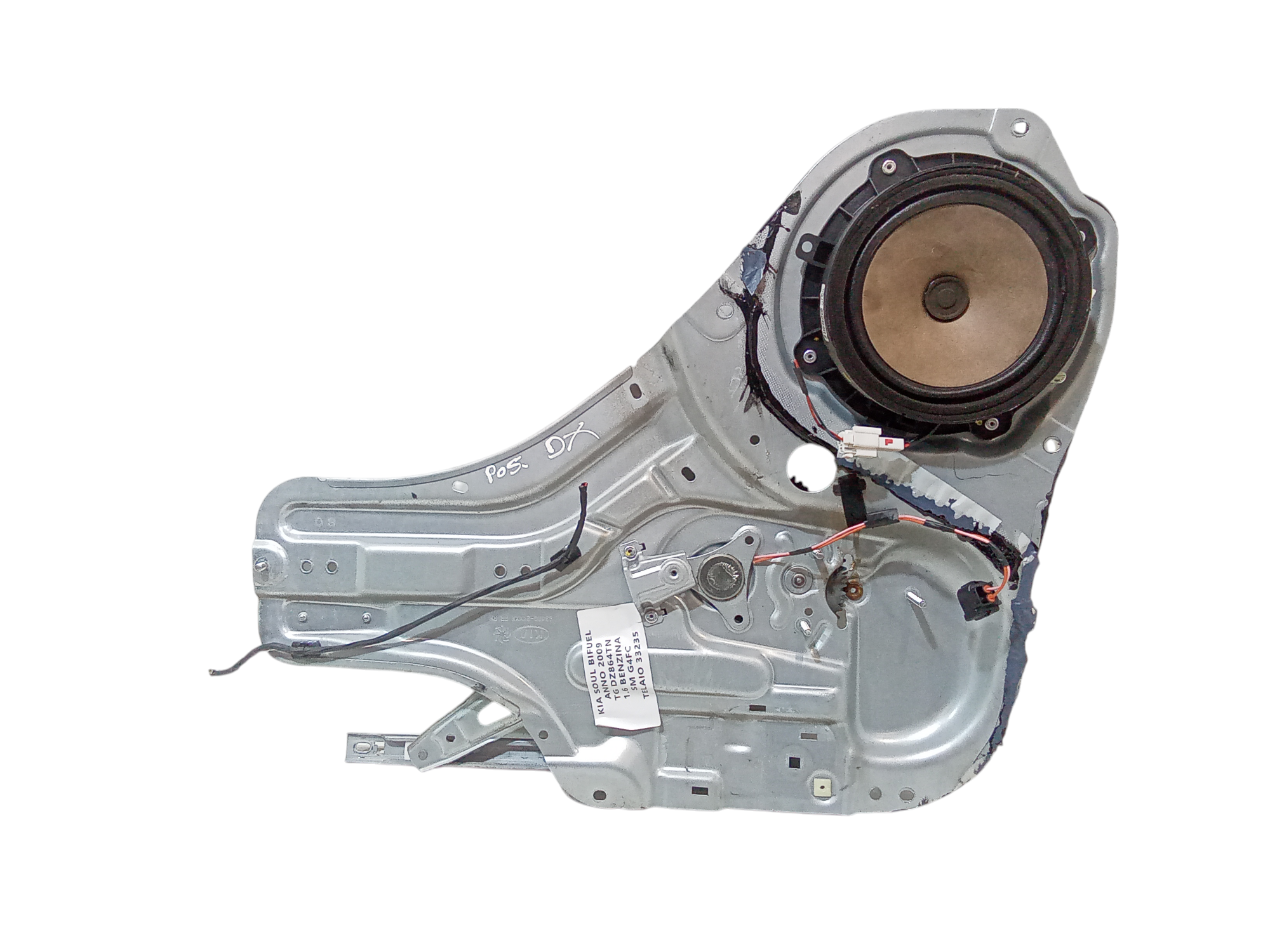 Cremagliera posteriore destra passeggero per Kia Soul (2009 - 2011)