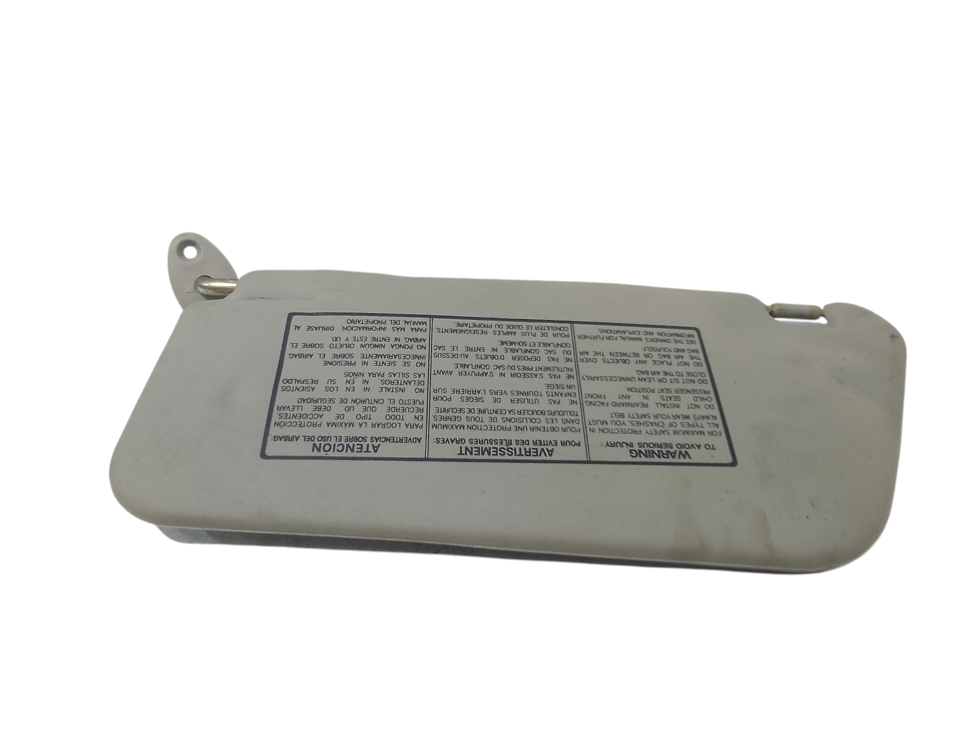 Parasole aletta Lato Passeggero per Daewoo Matiz 2 Serie (2001 - 2005)