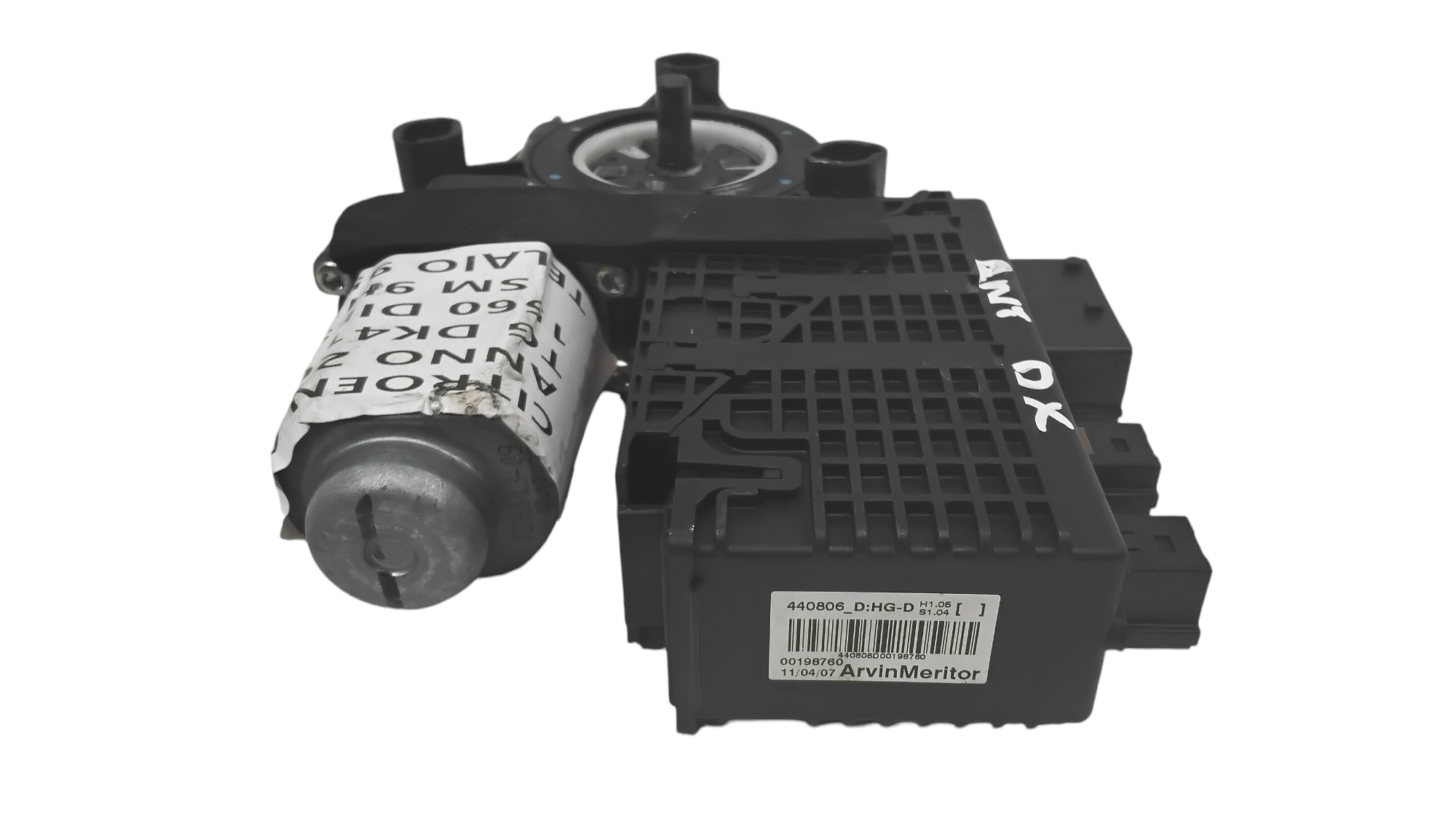 Motorino Alzavetro anteriore destra per Citroen C4 Picasso (06>13) Mk1 (2006 - 2013)