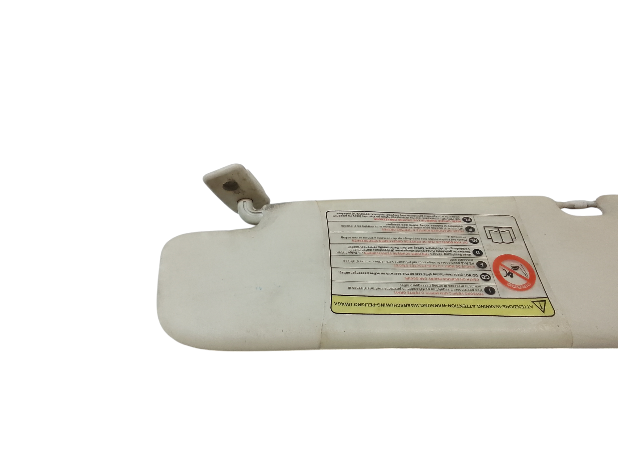 Parasole aletta Lato Passeggero per Fiat 500 Serie (07>14) (2007 - 2014)