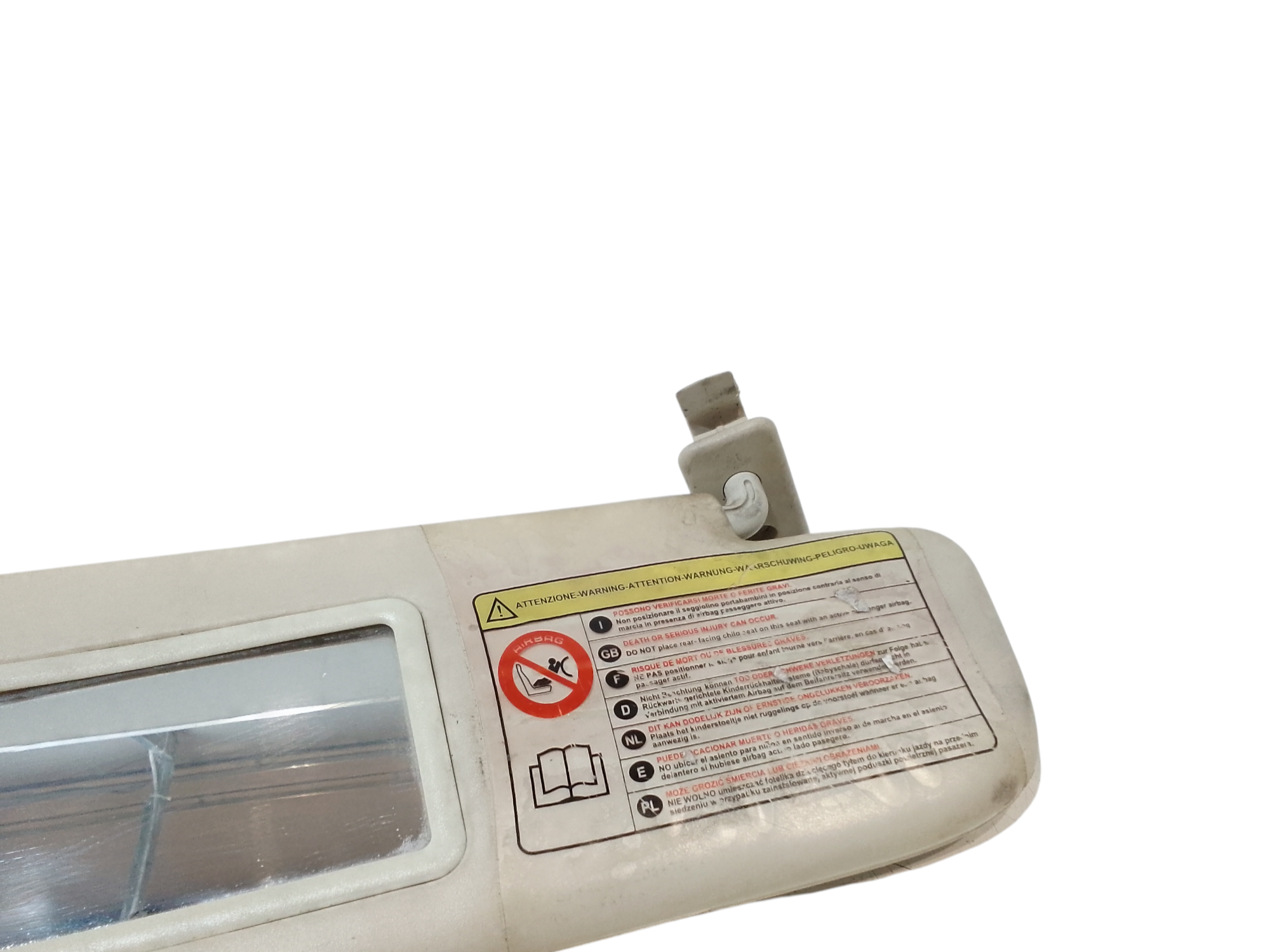 Parasole aletta Lato Passeggero per Fiat 500 Serie (07>14) (2007 - 2014)