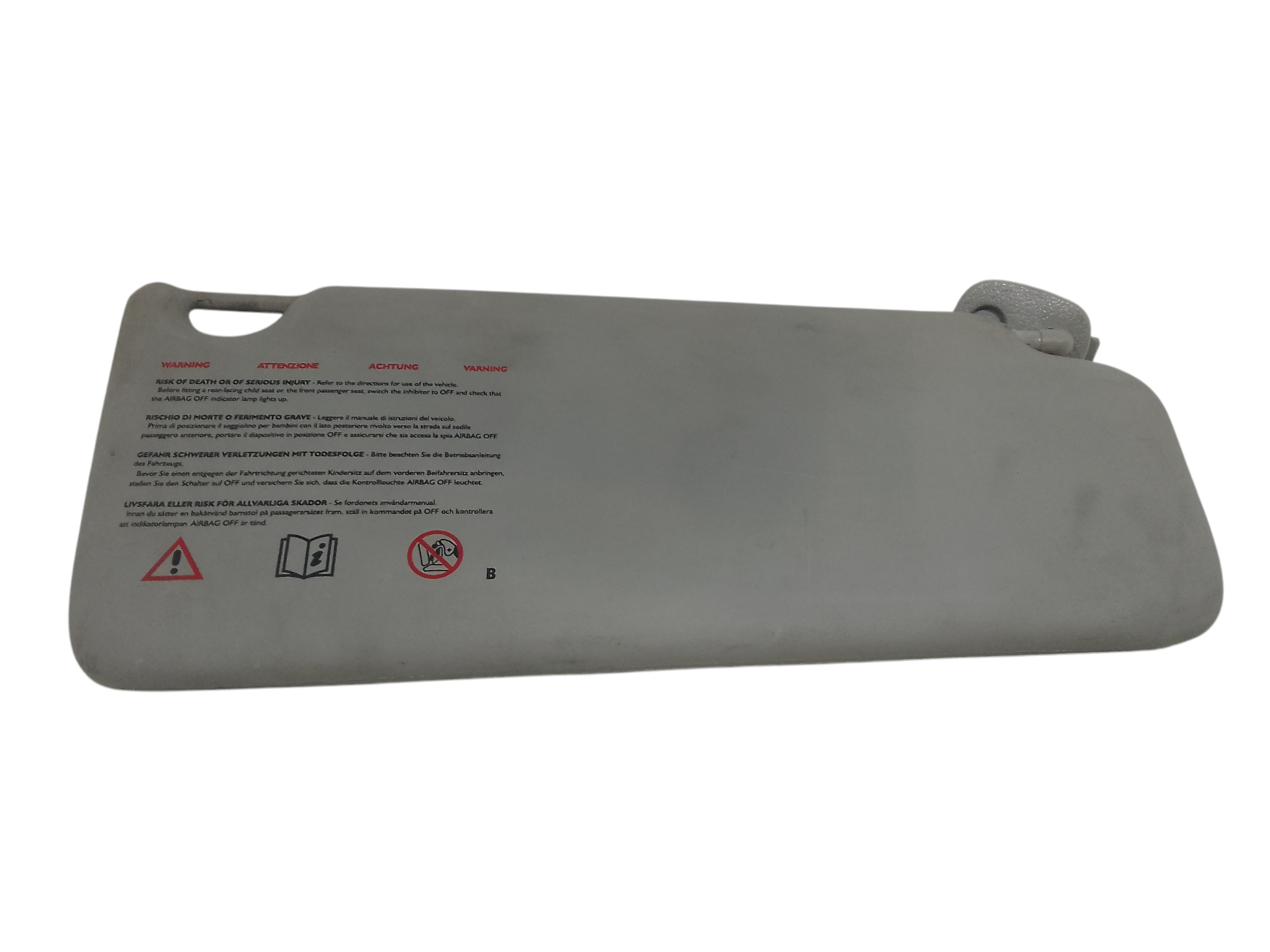 Parasole aletta anteriore Lato Guida per Renault Twingo Ii Serie  (07>14) (2007 - 2014)