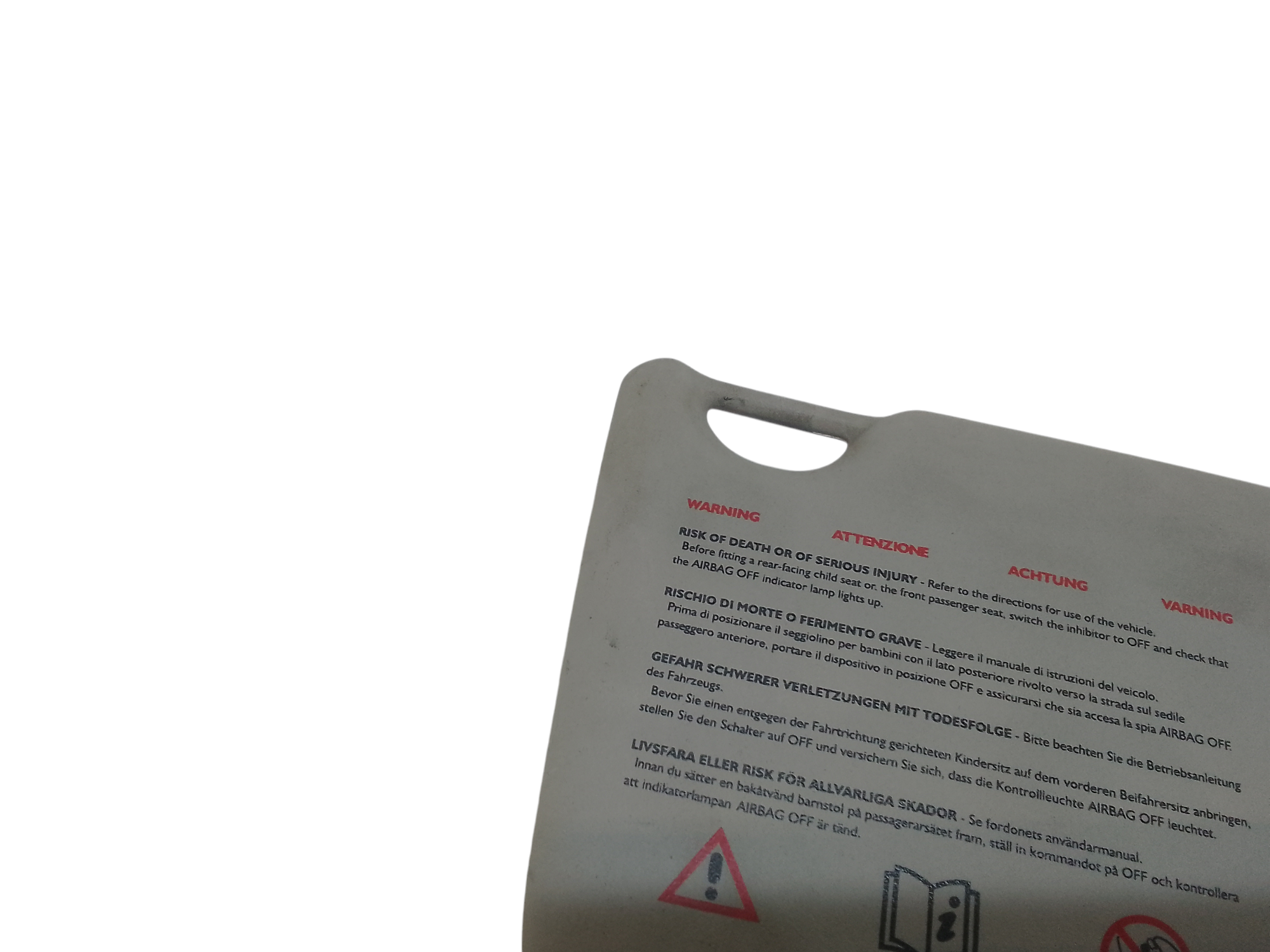 Parasole aletta anteriore Lato Guida per Renault Twingo Ii Serie  (07>14) (2007 - 2014)