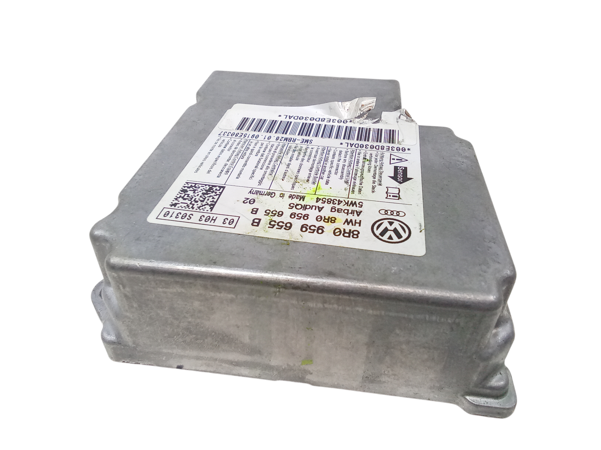 Centralina Airbag per Audi Q5 Serie (8rb) (08>12) (2008 - 2012)