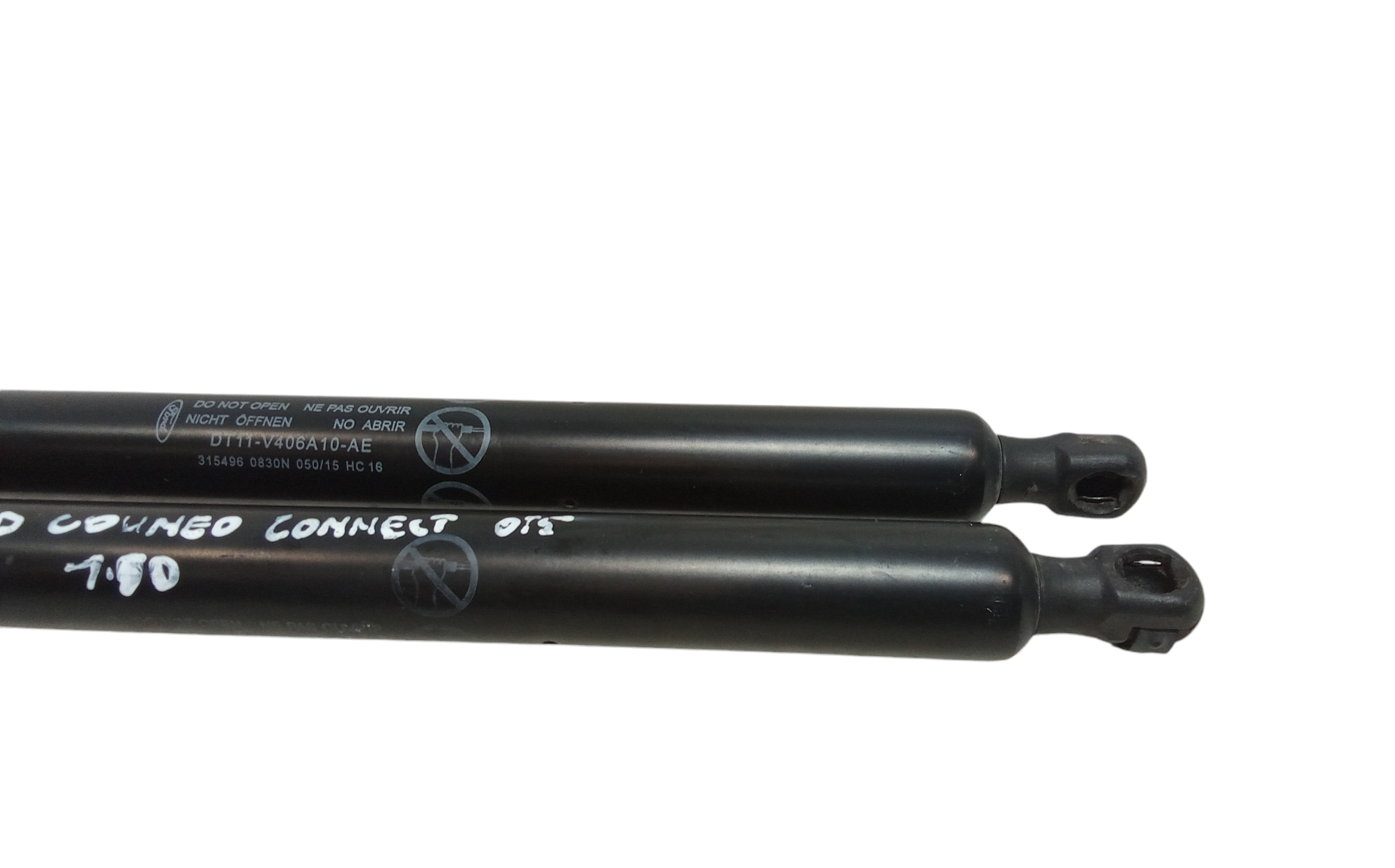 Pistoncini cofano Post. per Ford Tourneo Connect (2013 - 2018)